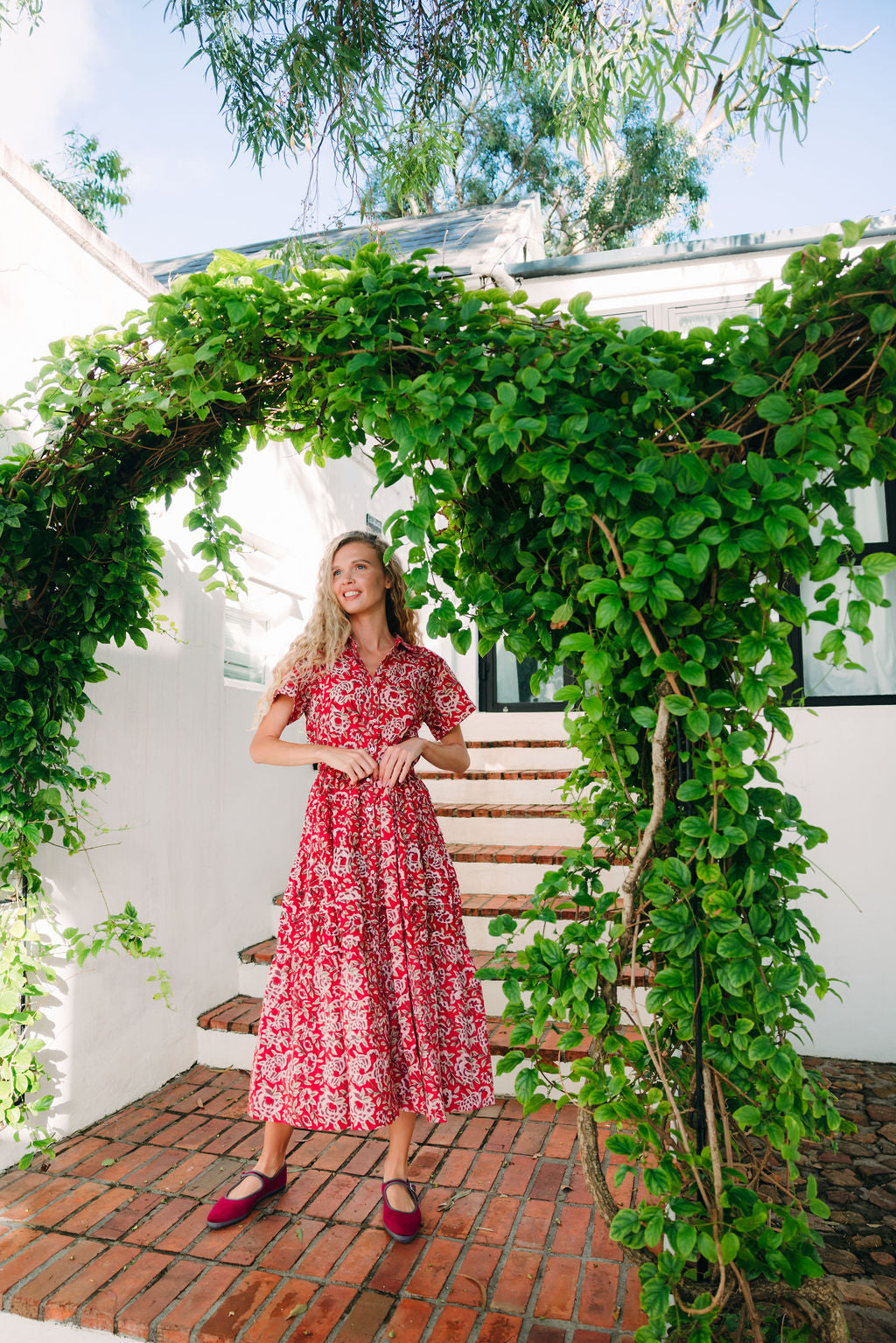 Mary Jane Furlane Velluto Bordo