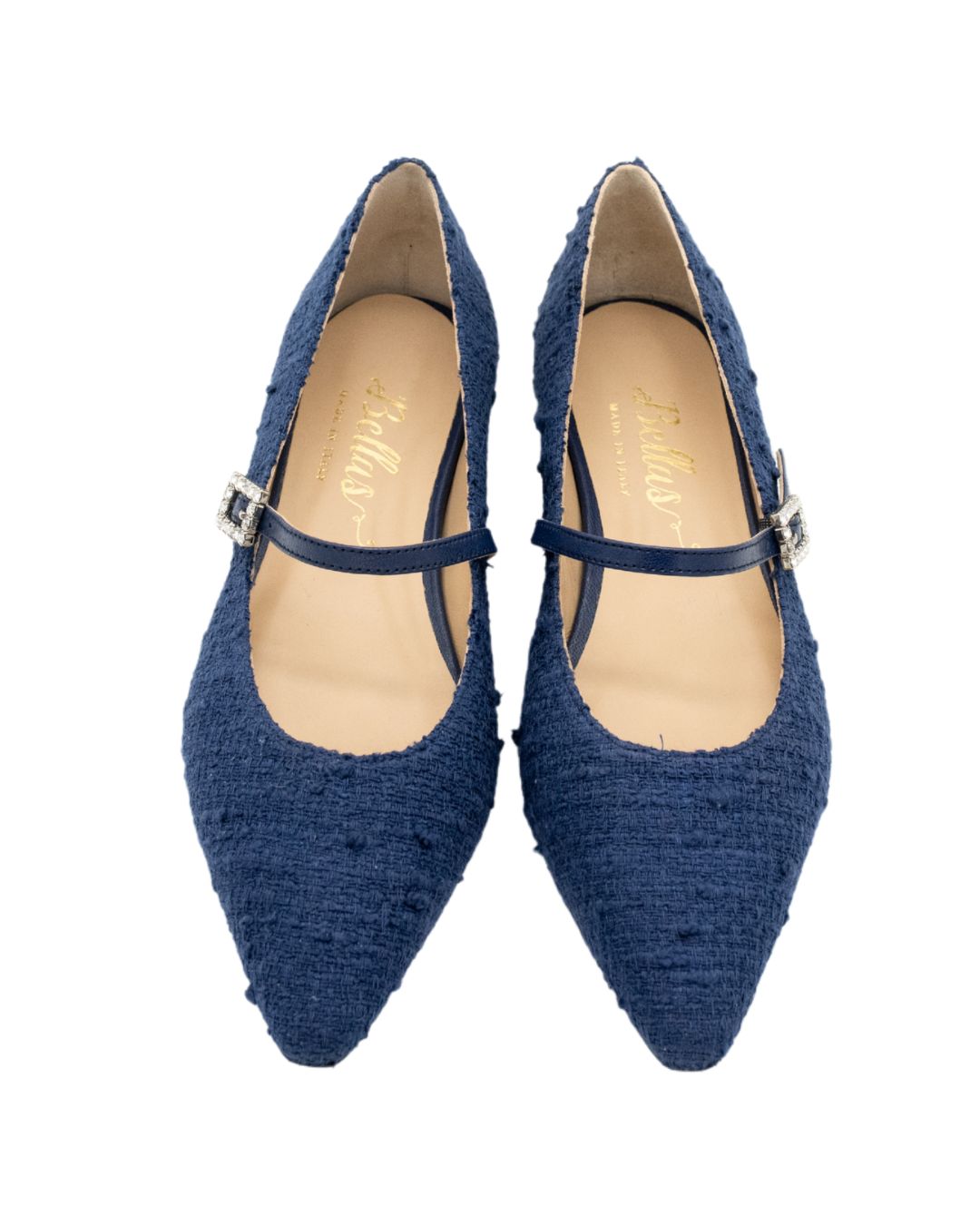 Navy Mary Jane Tweed