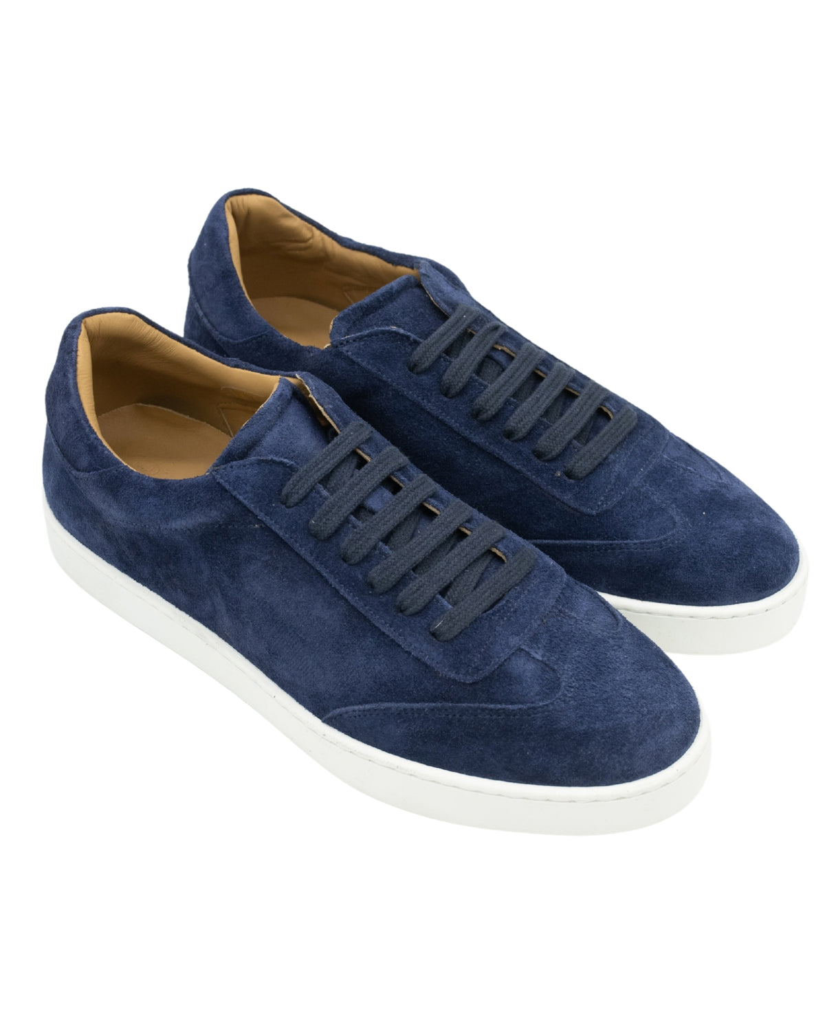 Navy Suede Sneaker Herren