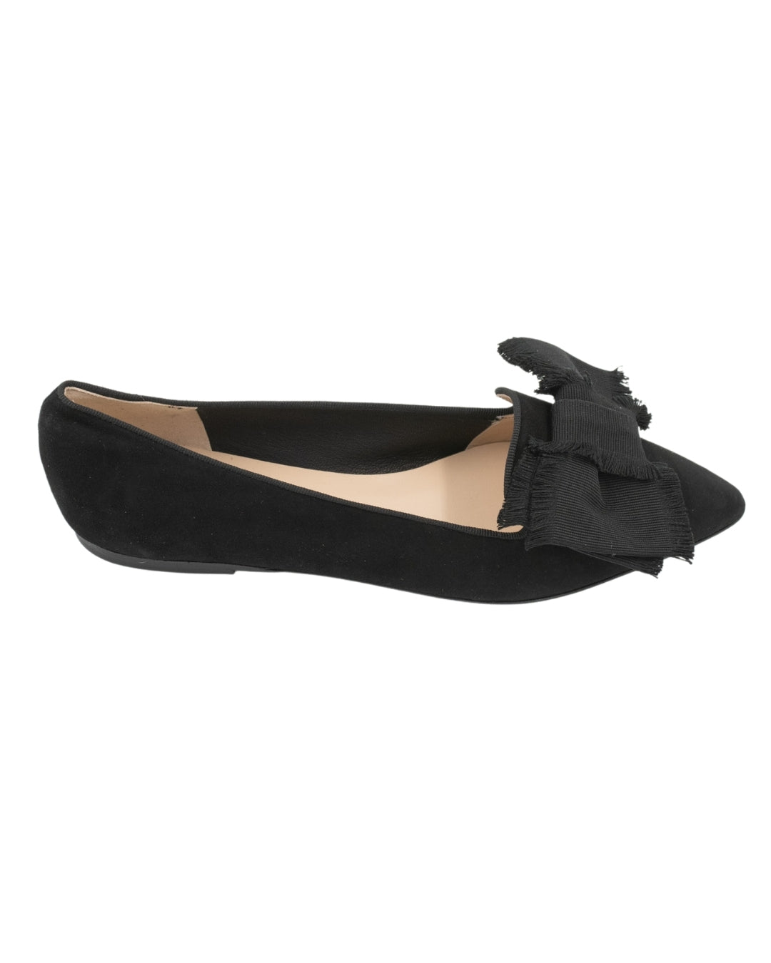 Nero Maxi Schleifenloafer Pointy