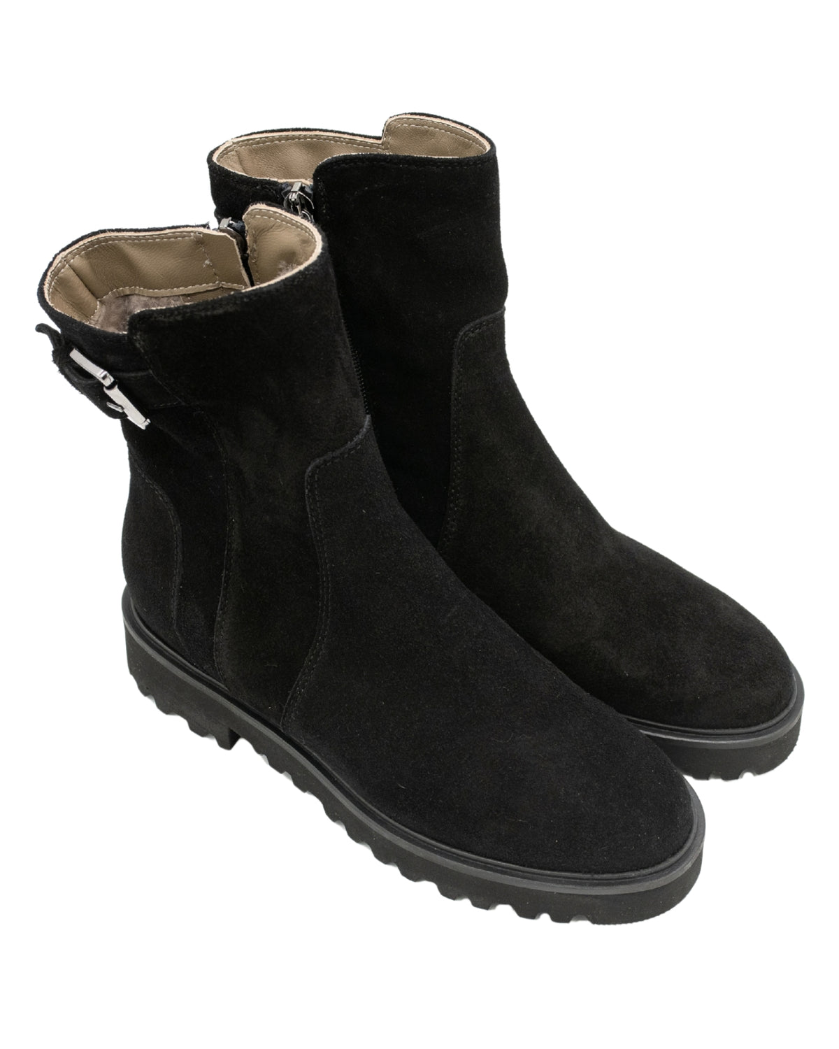 Nero Zip Stiefelette gefüttert