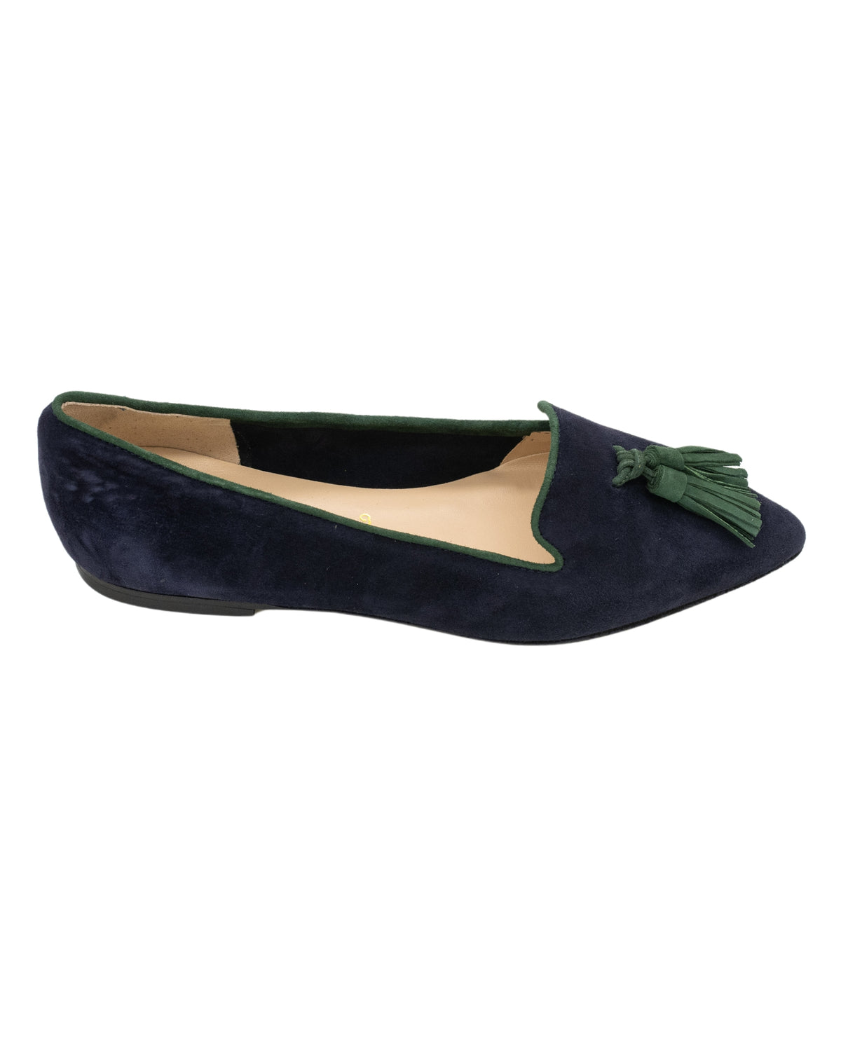 SHOOTINGSCHUH Peacoat-Wild Green Tasselloafer Pointy 41