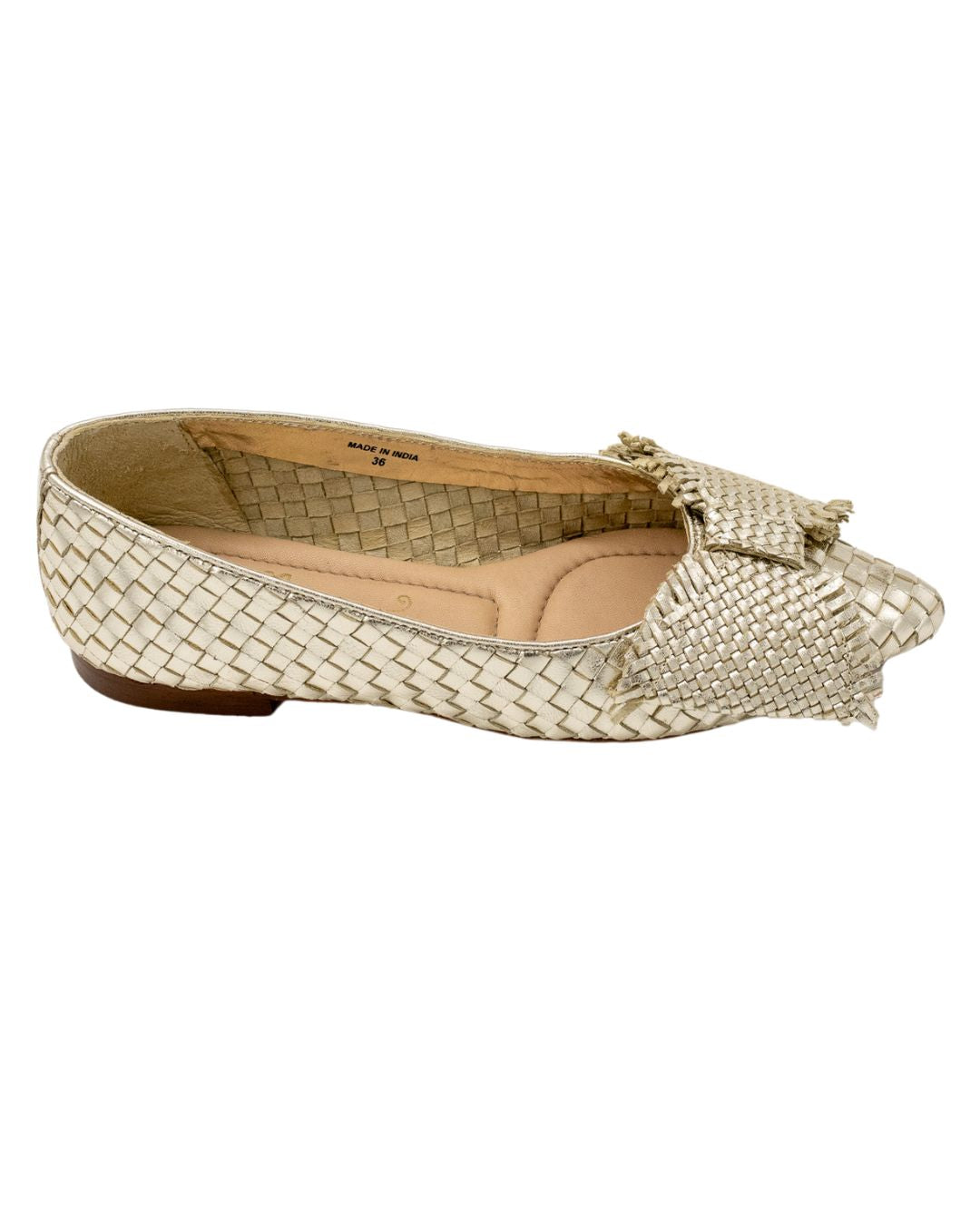 Platino Woven Schleifenloafer Pointy