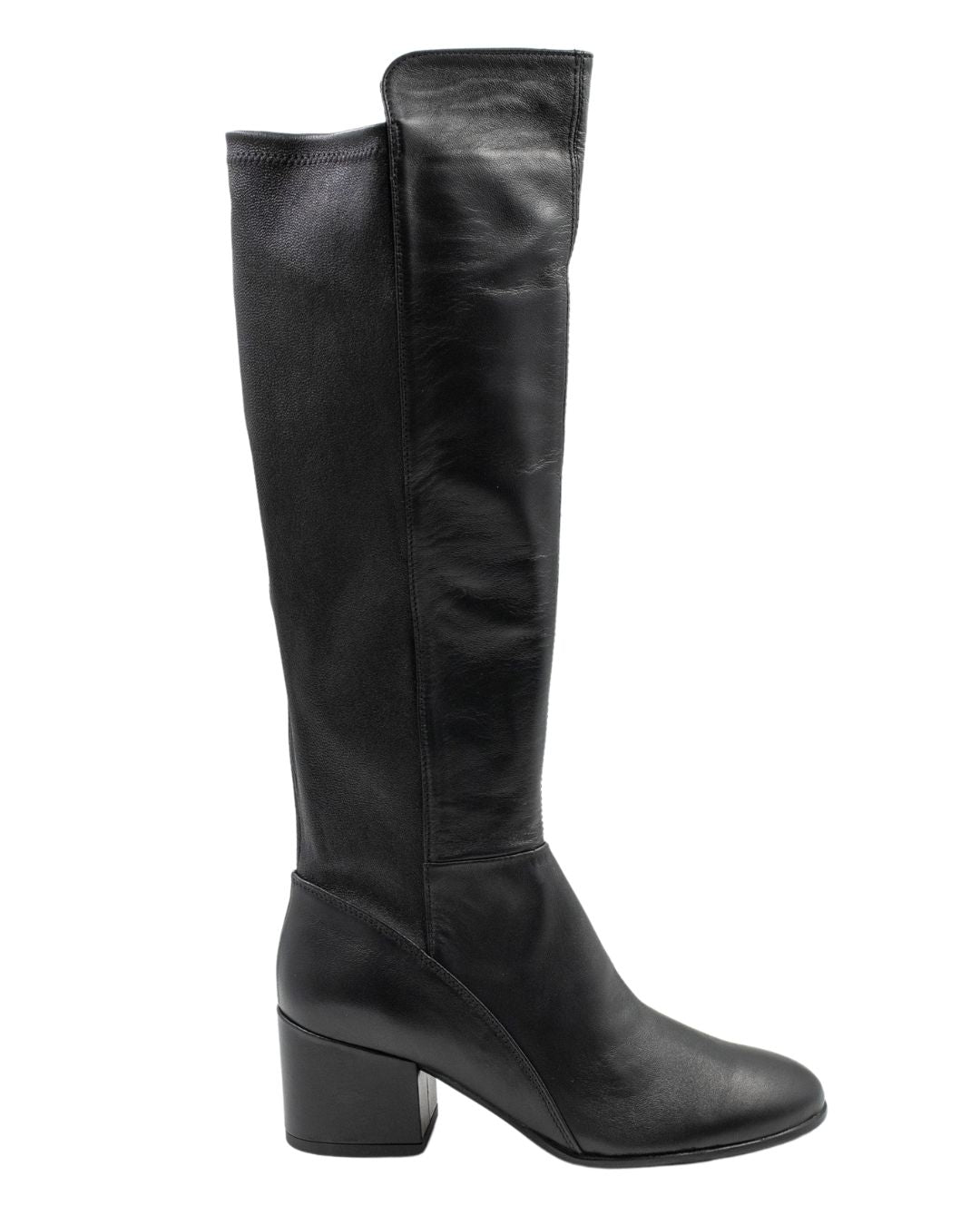 Stiefel Nappa Nero ungefüttert