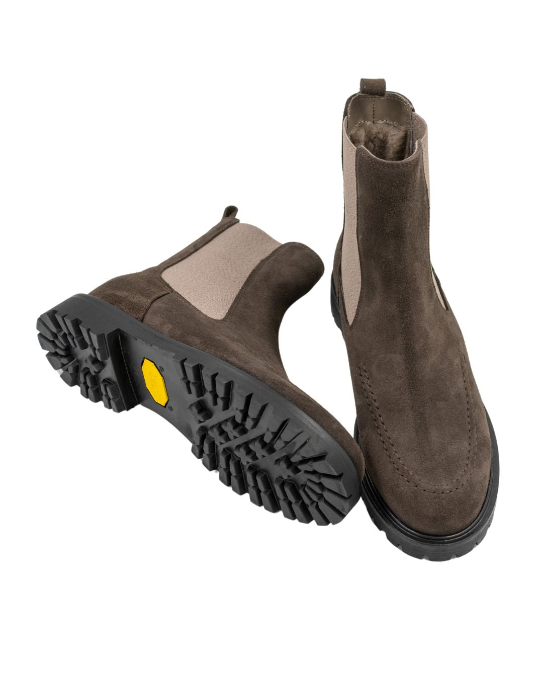 SHOOTINGSCHUH TMH-Taupe Chelseaboots gefüttert 41