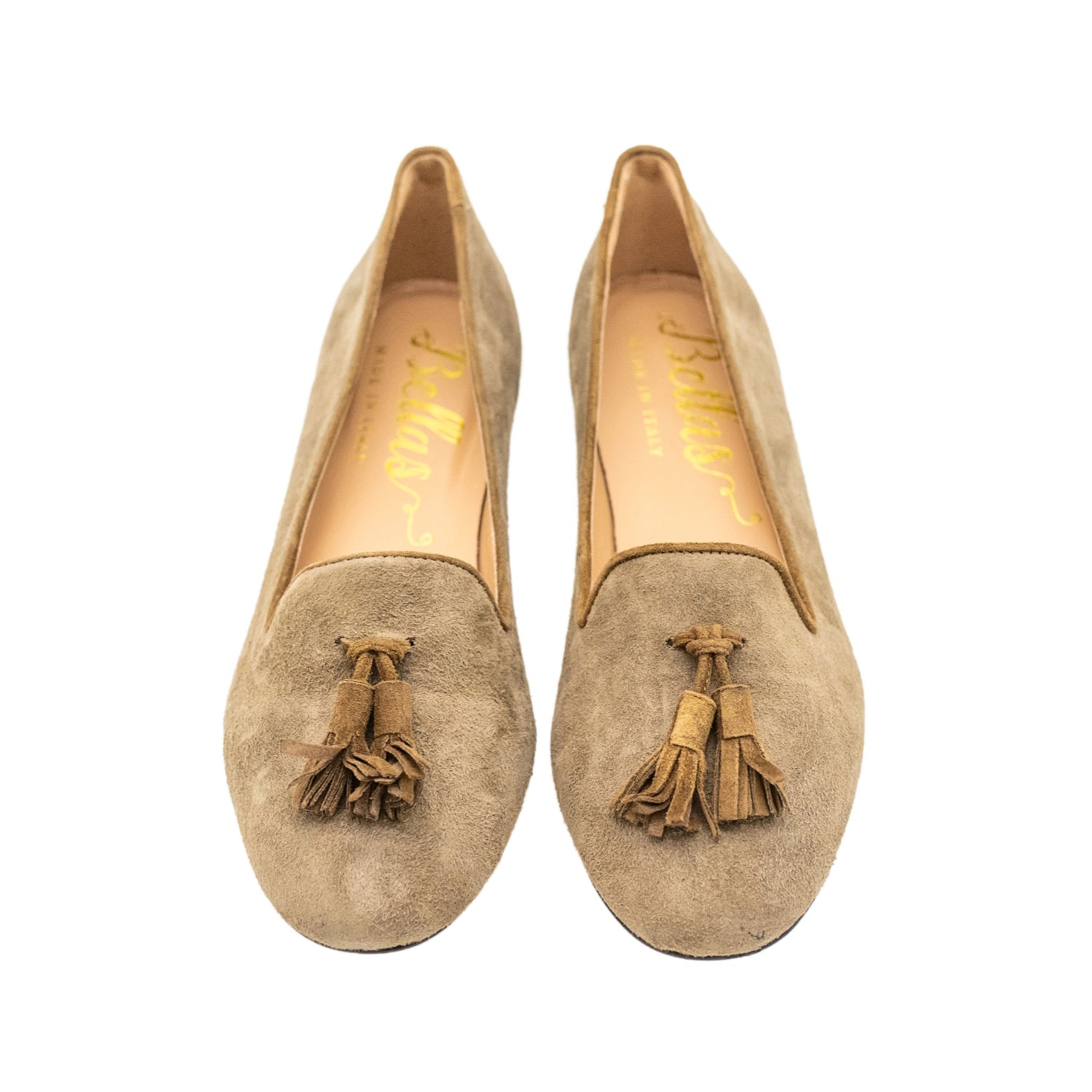 Taupe - Marrone Tasselloafer Klassik
