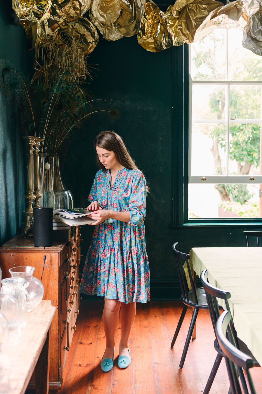 Turq-Serenity Tasselloafer Klassik