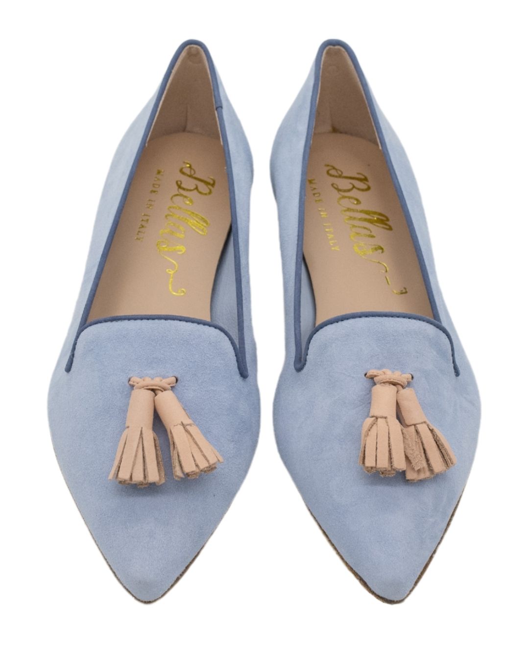 Xeno-Arancio-Dark Blue Tasselloafer Pointy (kurzer Tassel)