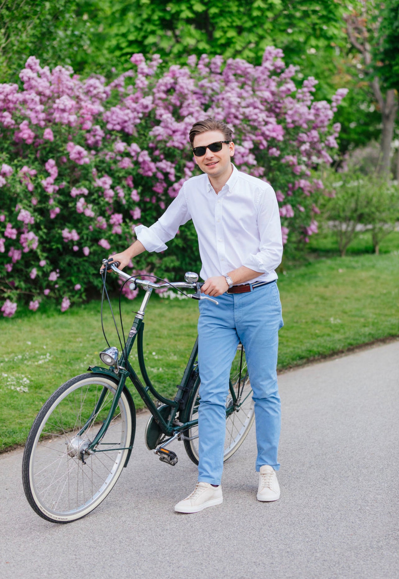 Herren Sneaker Nabuk Beige