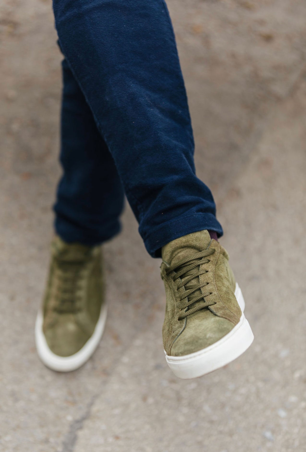 Herren Sneaker Olive