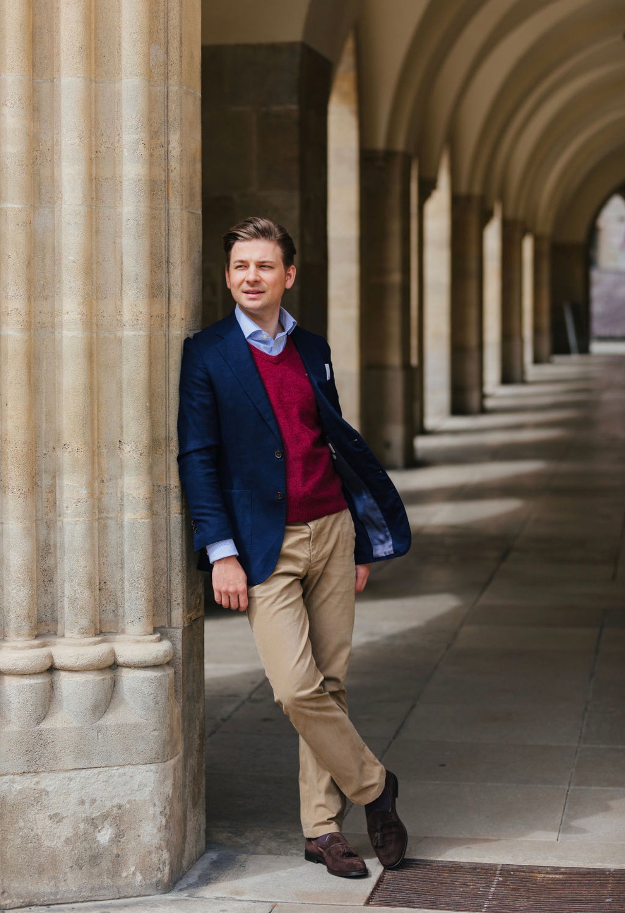 Herren Tasselloafer Brown