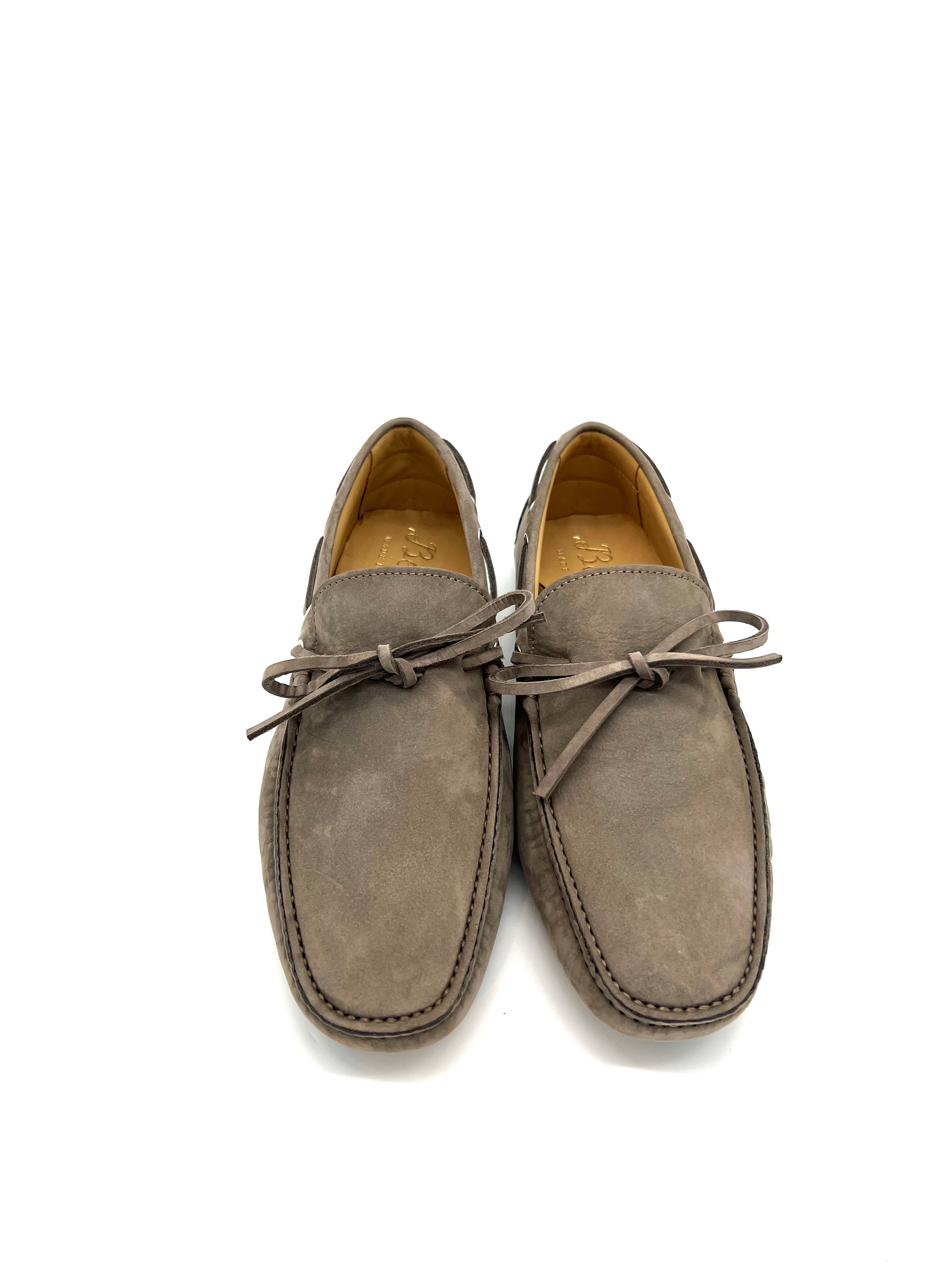 Herren Moccasins Nabuk Taupe