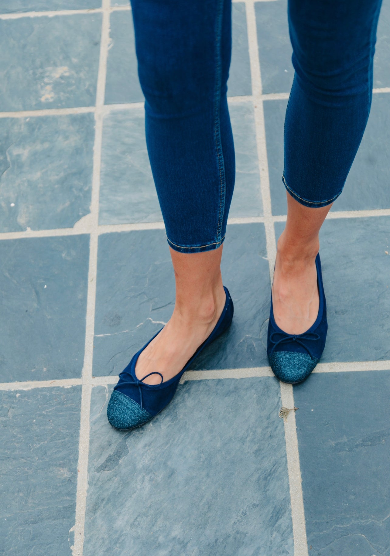 Navy - Glitter Navy Ballerina