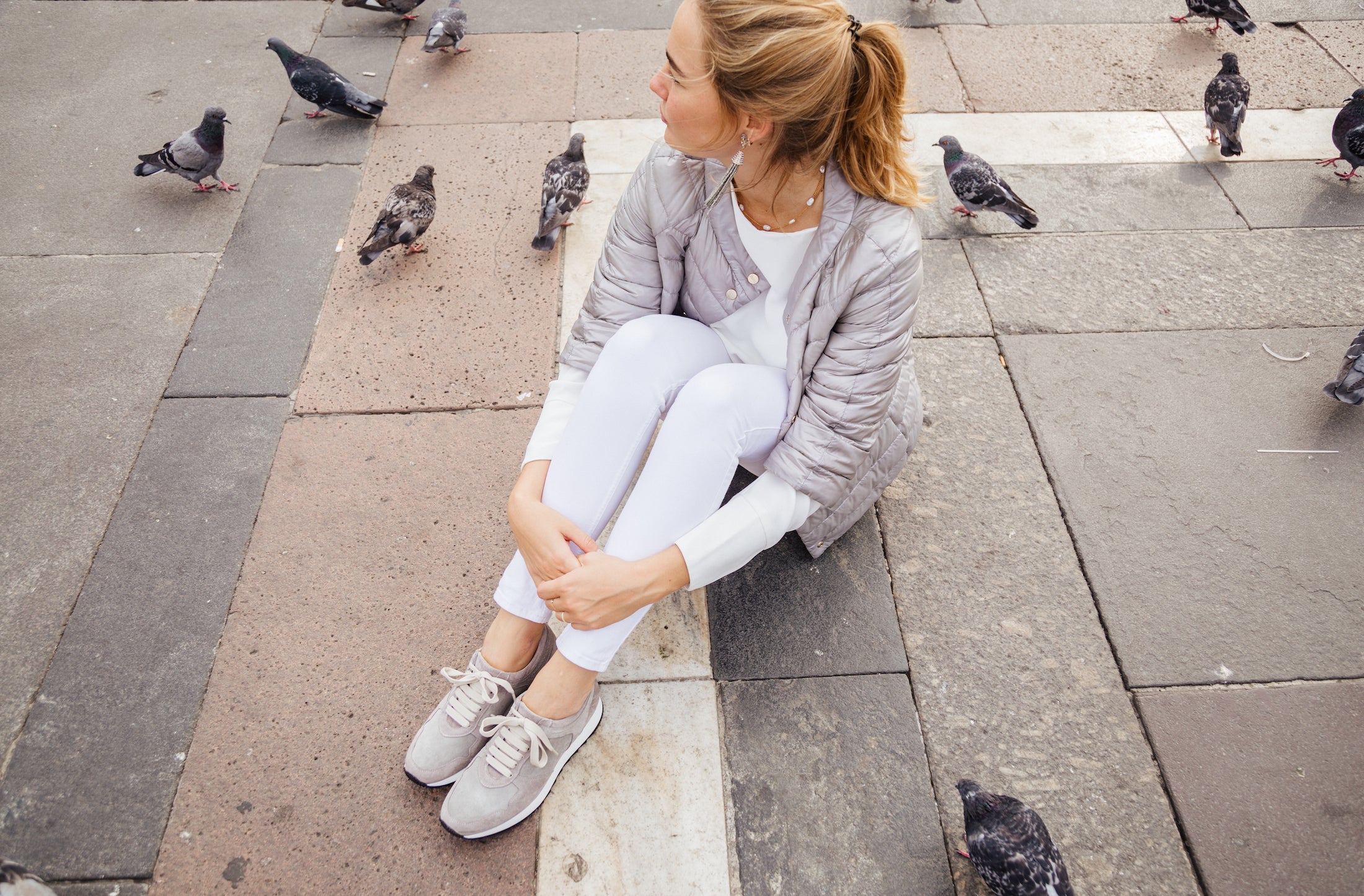 Woman Sneaker London-Cemnto