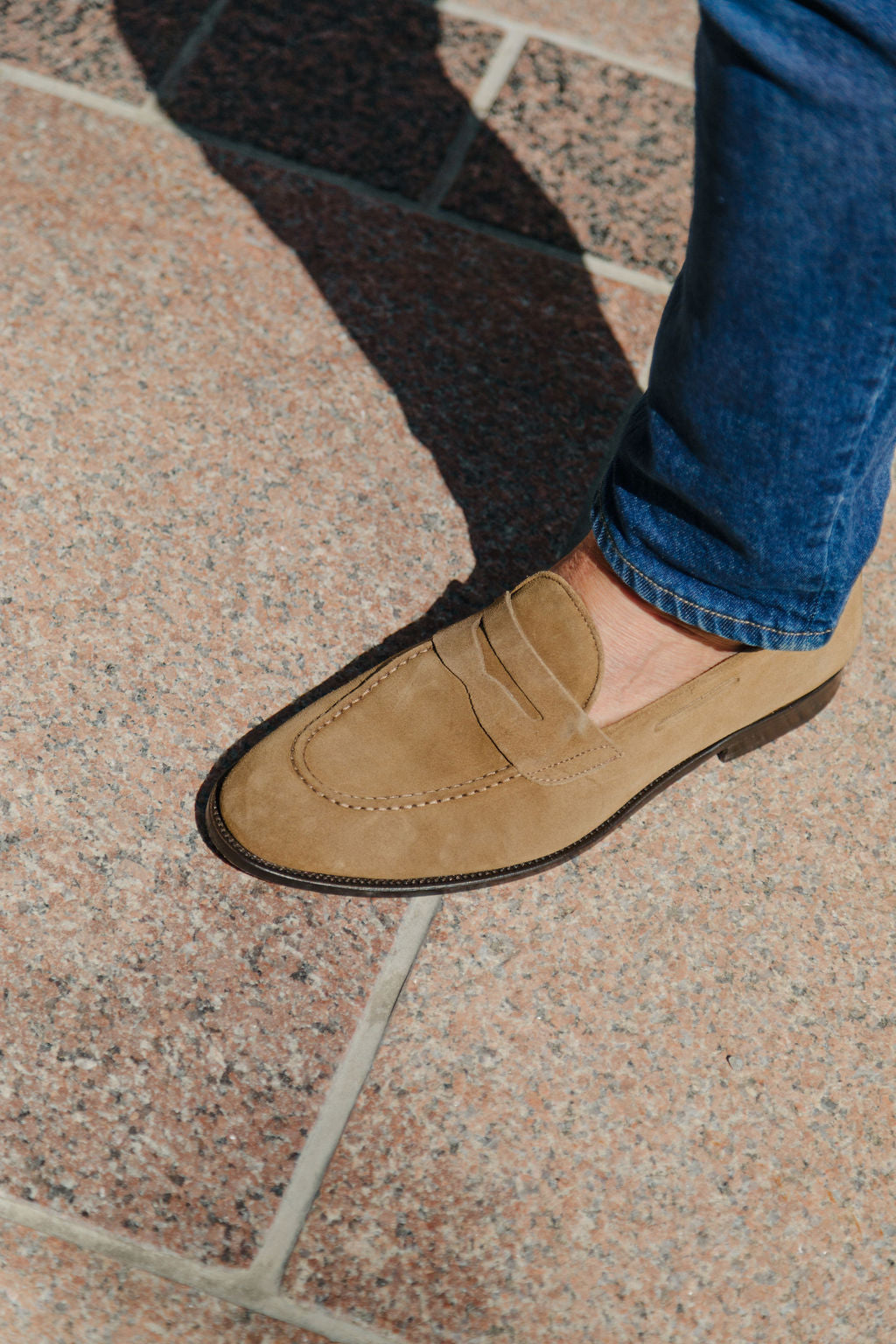 Herren Pennyloafer Taupe