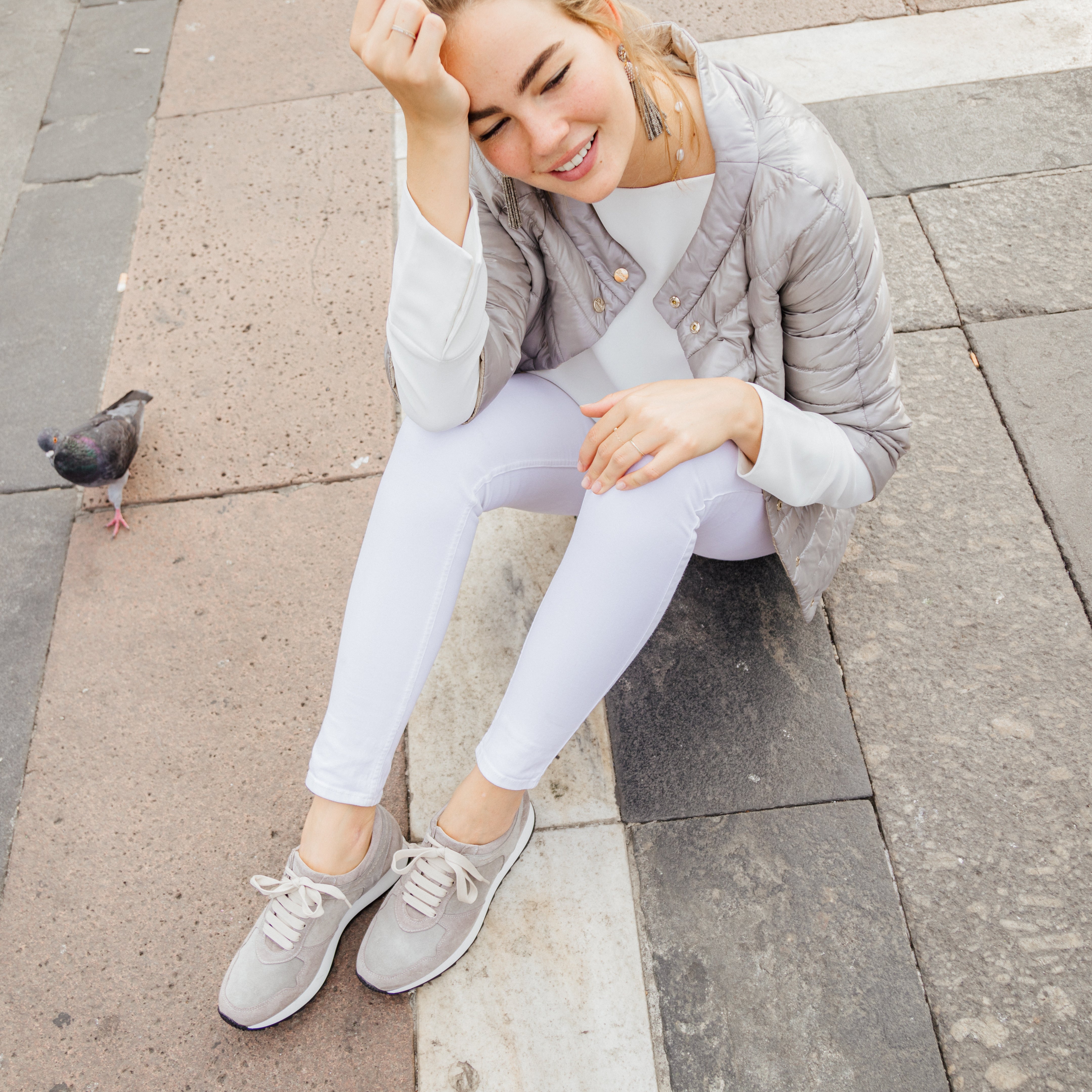 Woman Sneaker London-Cemnto