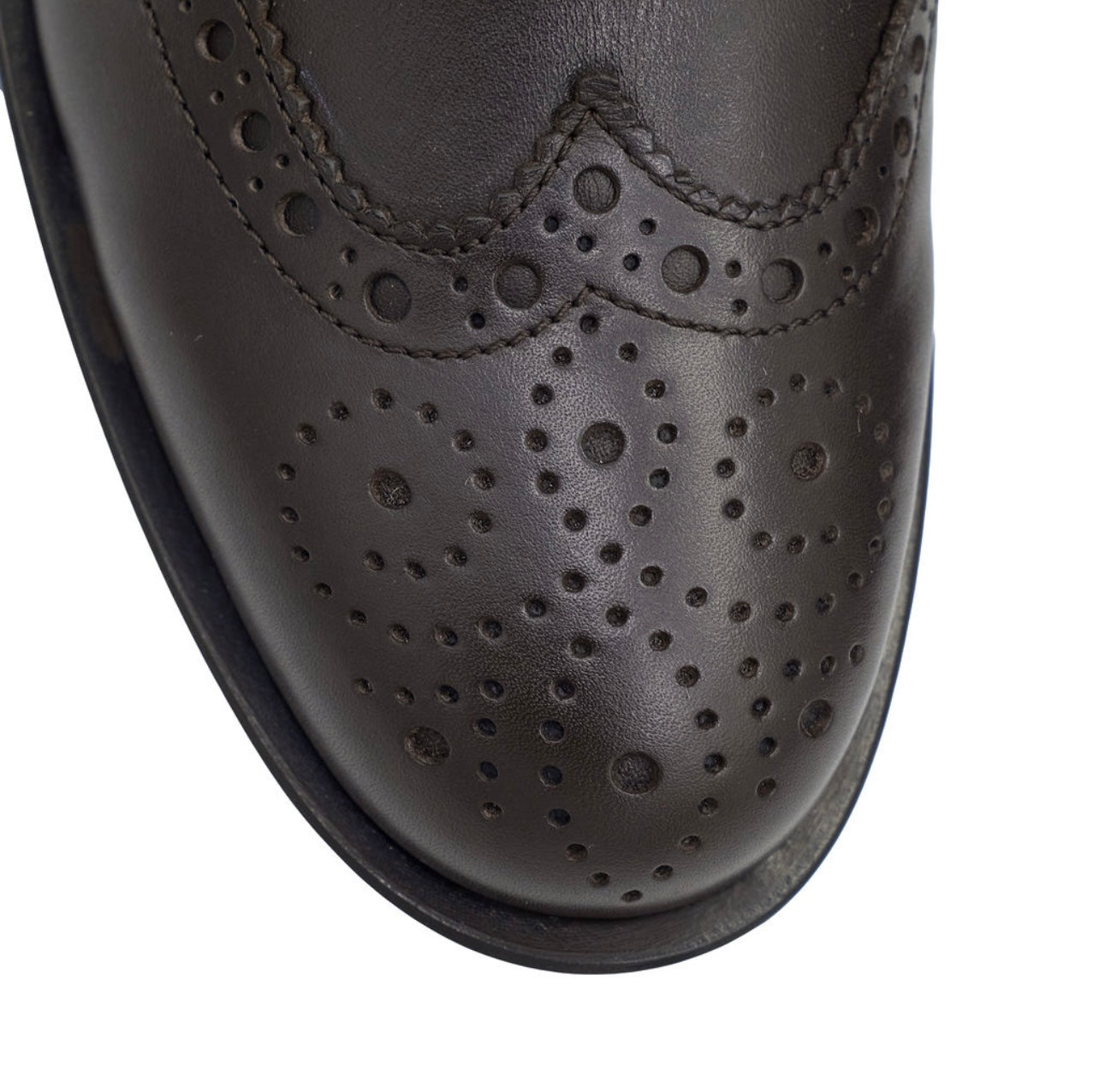 Pompei 13 Dunkelbraun mit Lammfell gefüttert