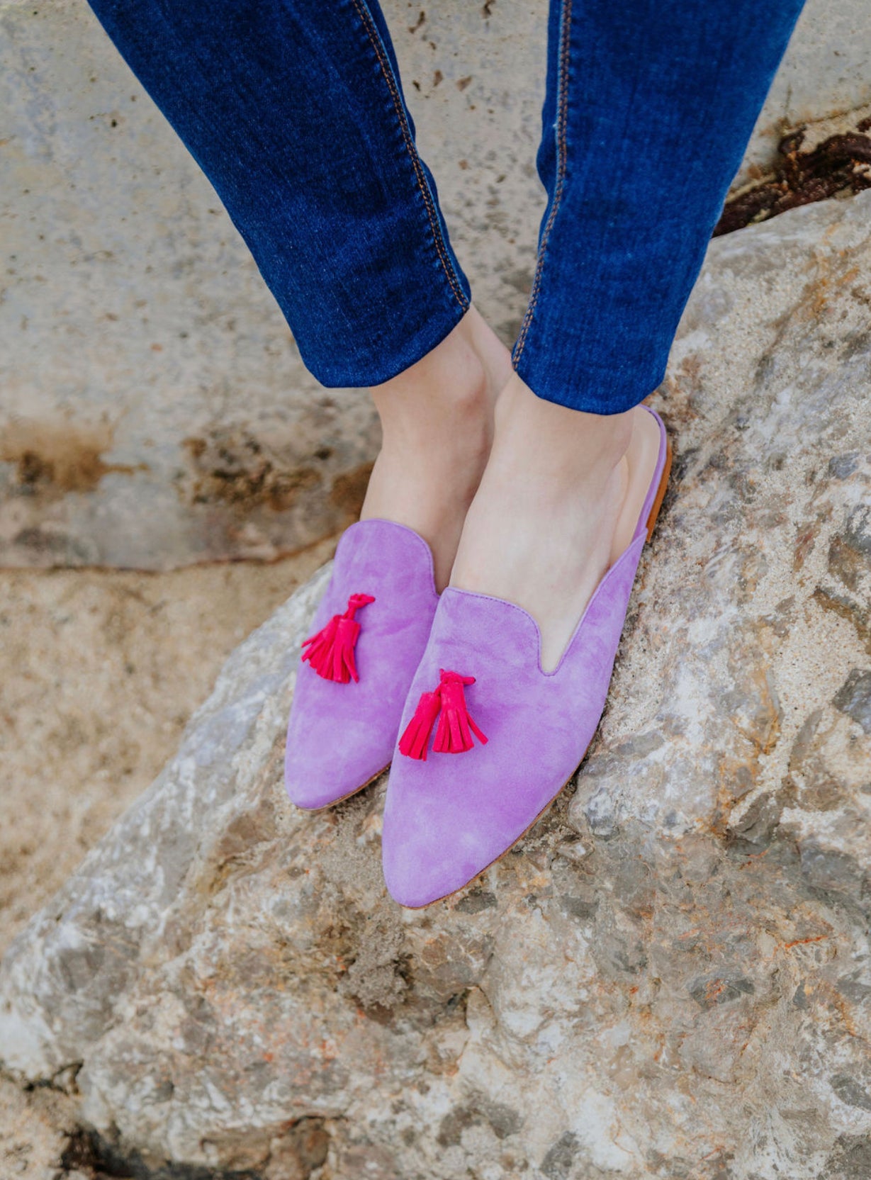 Mules Periwinkle - Fuxia