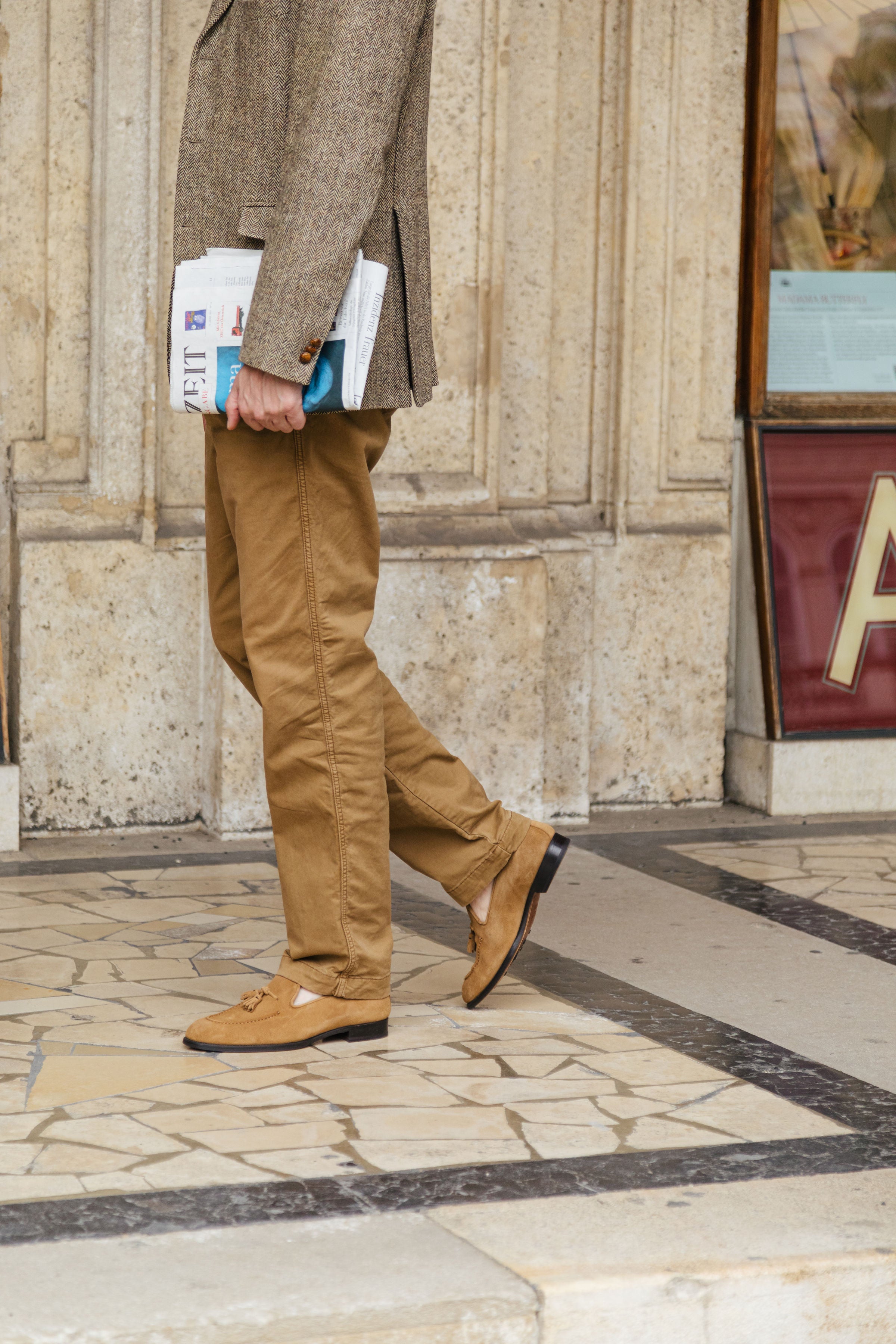 Herren Tasselloafer Sabbia