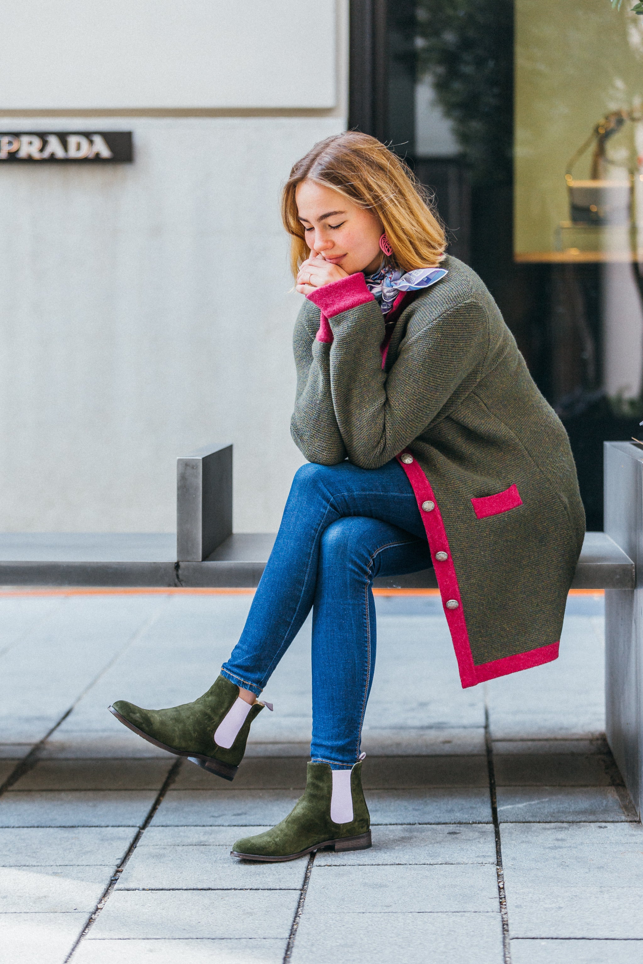 Army - Flieder Chelseaboots