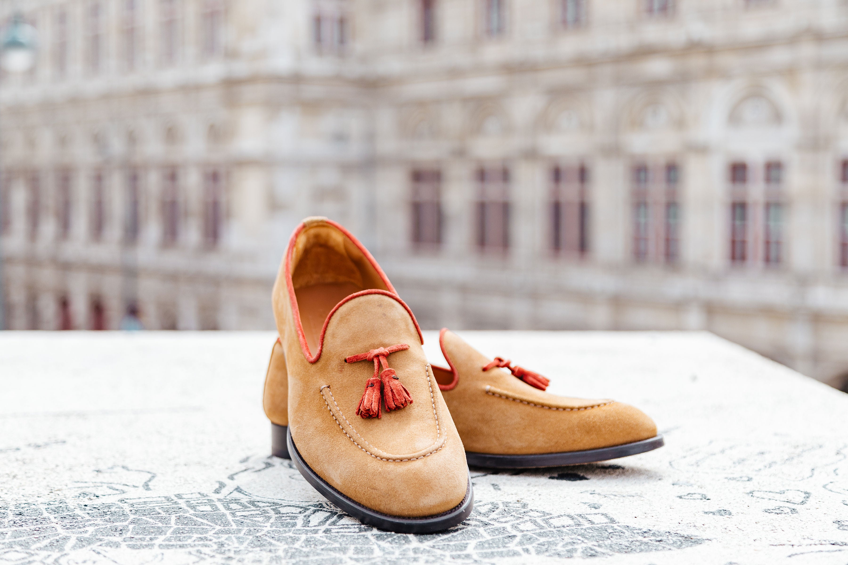 MEN Tassel Loafer Sabbia - Rust
