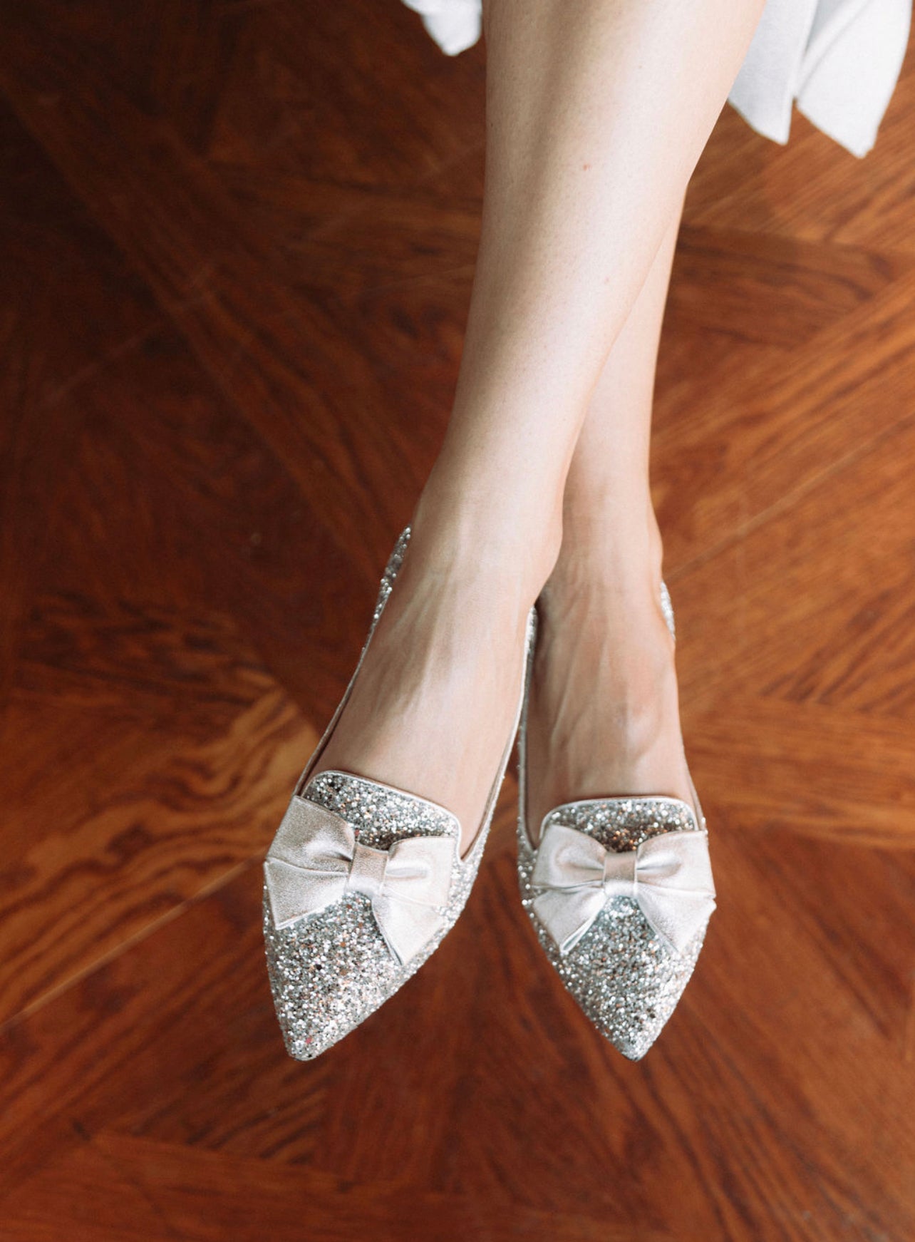 Cristal Argento Bowtie Pointy