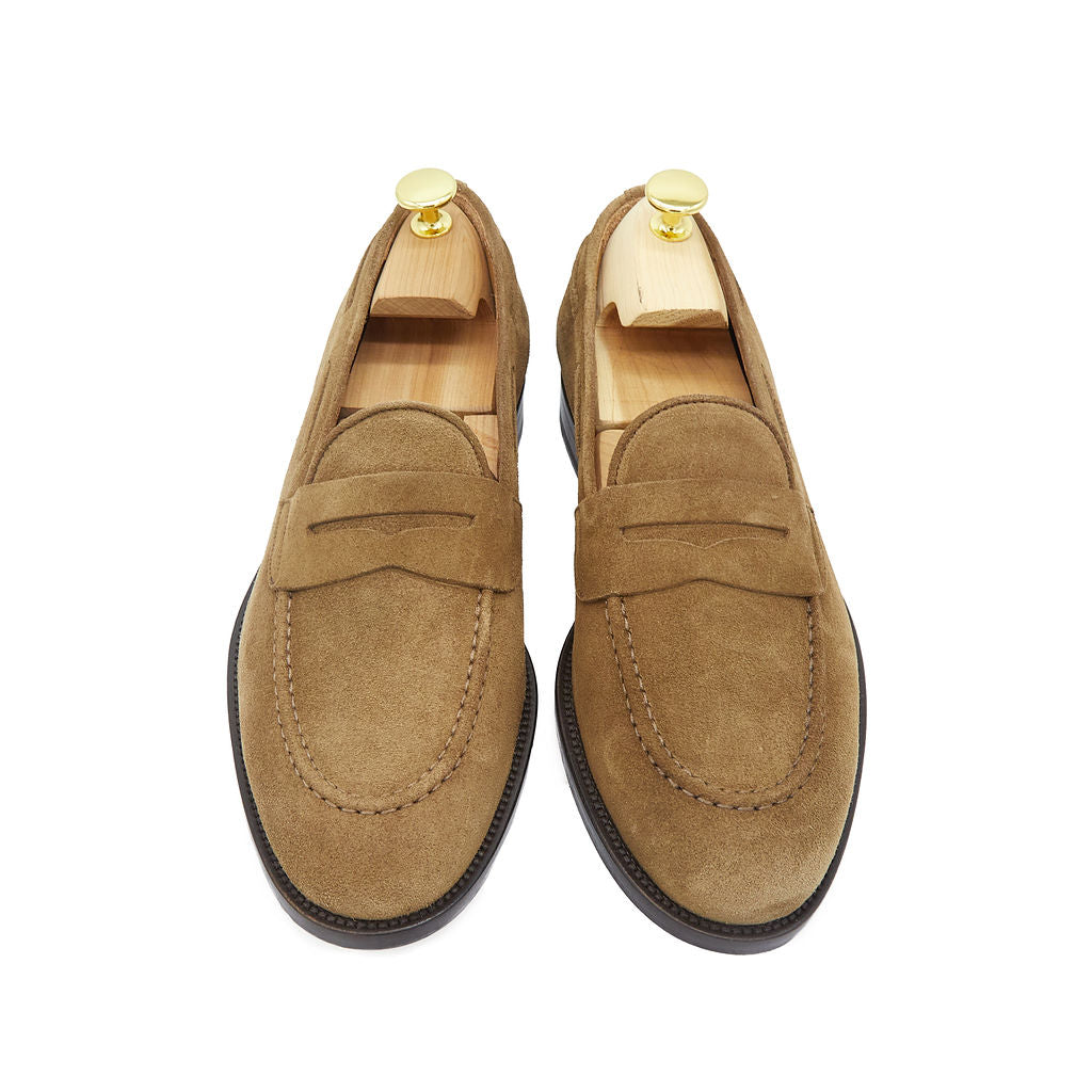 Herren Pennyloafer Taupe