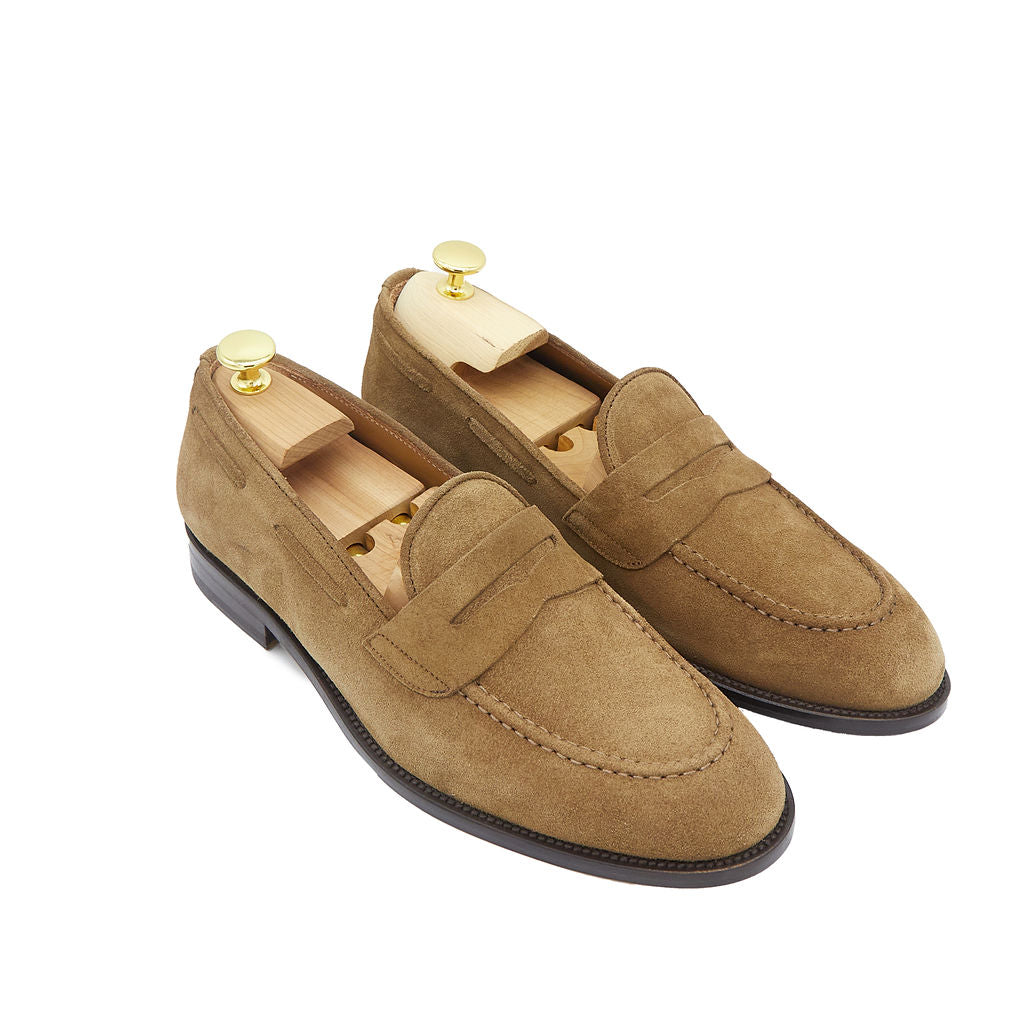 Herren Pennyloafer Taupe