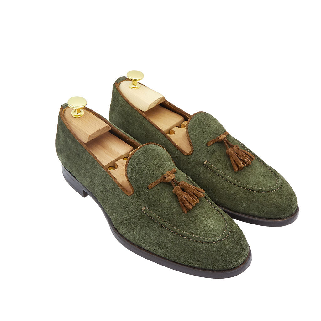 Herren Tasselloafer Army Tabacco
