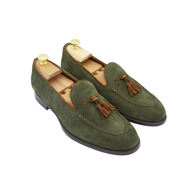 MEN Tasselloafer Army Tabacco