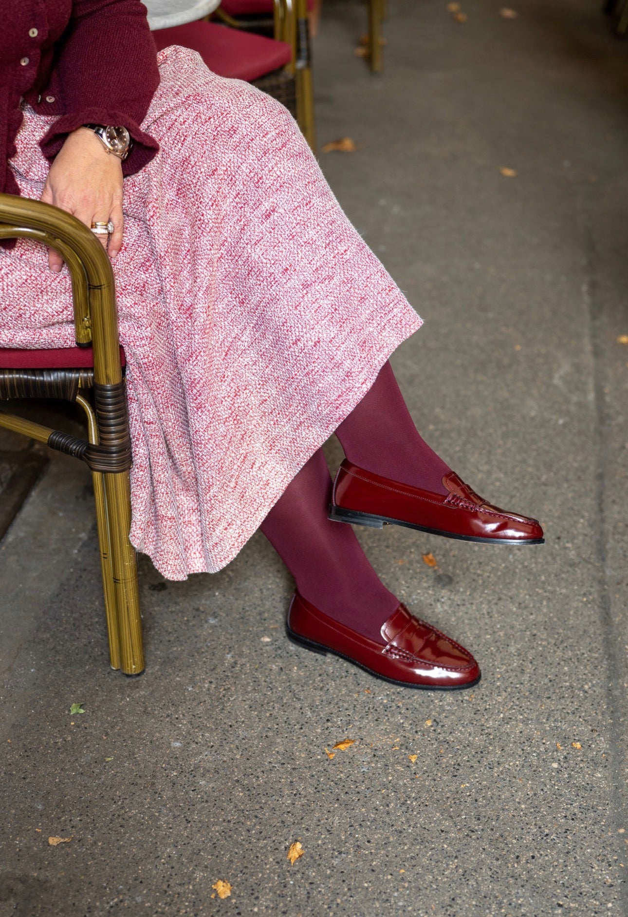 Wine Ascot Pennyloafer