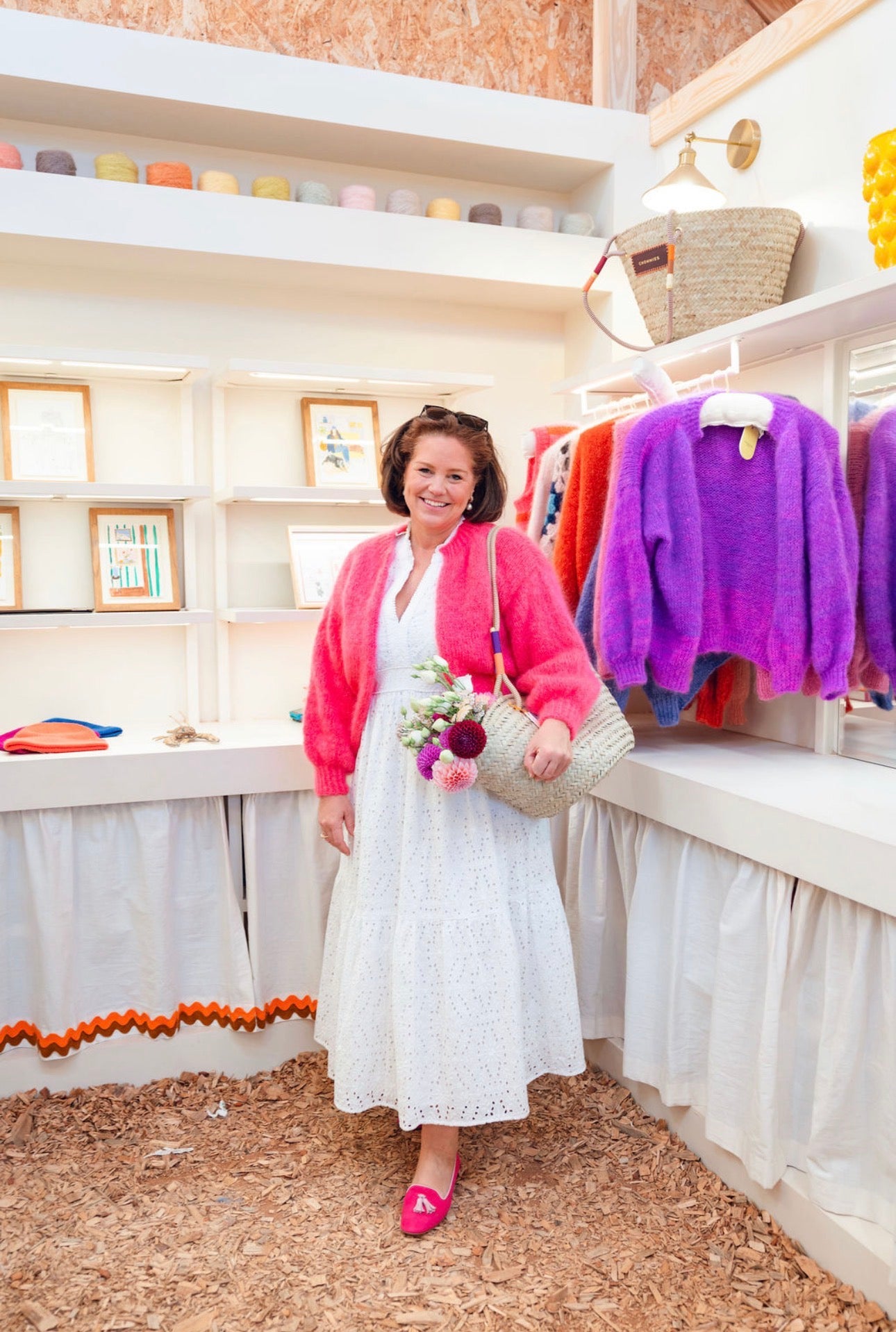 Hot Pink-Pig Rose Tasselloafer Klassik