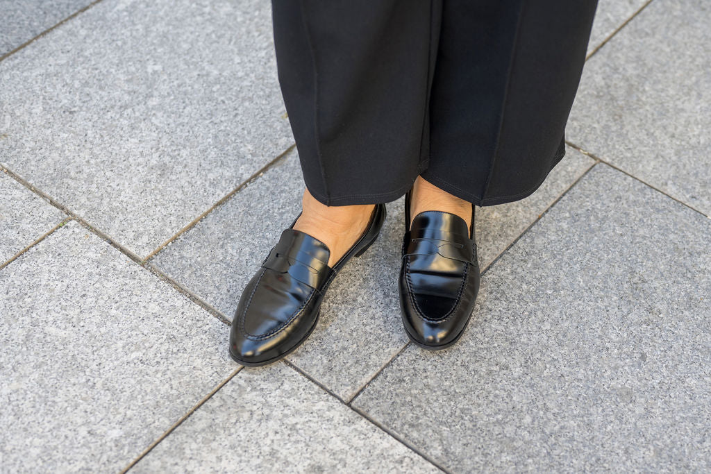 SHOOTINGSCHUH Abrasivato Nero Pennyloafer 41