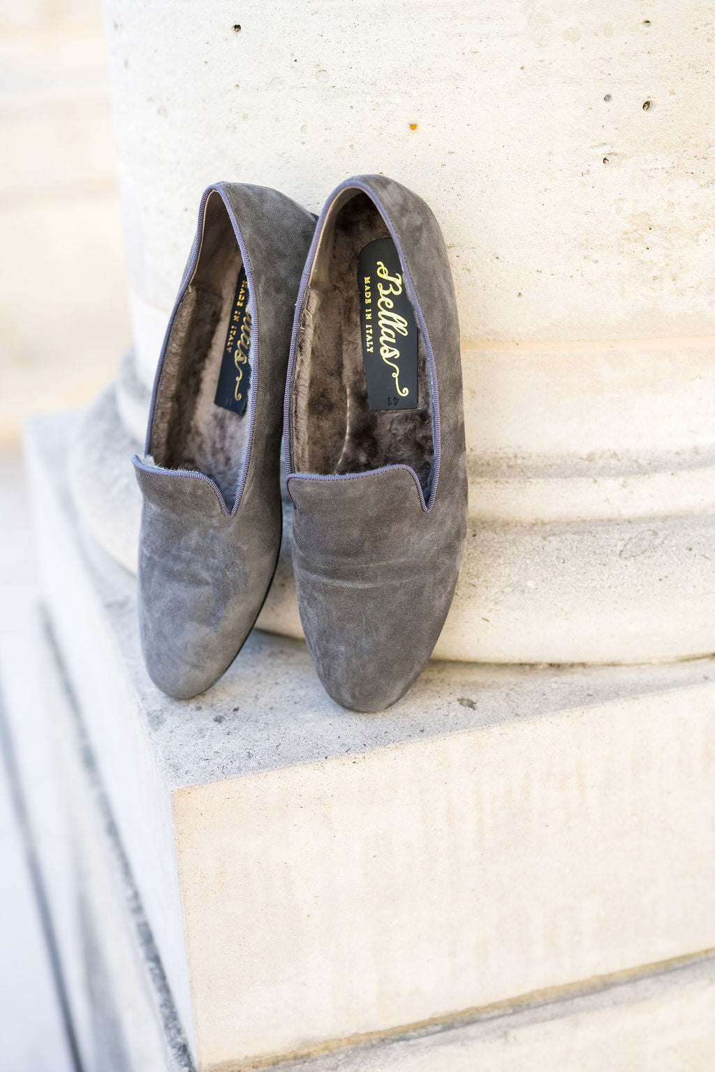 Antracite Loafer gefüttert