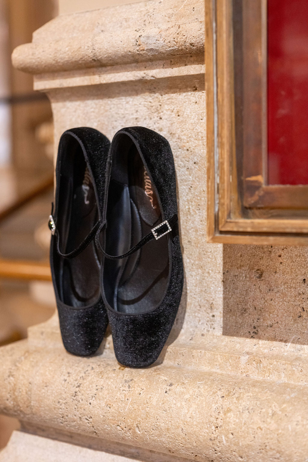 Nero Mary Jane Velluto