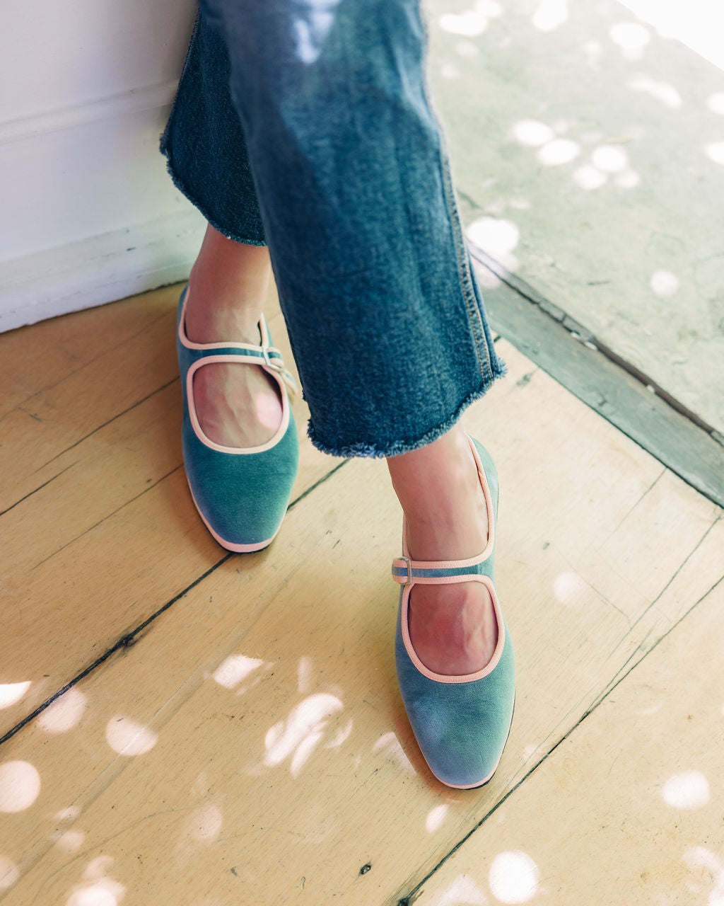 Mary Jane Furlane Velluto Pacifico