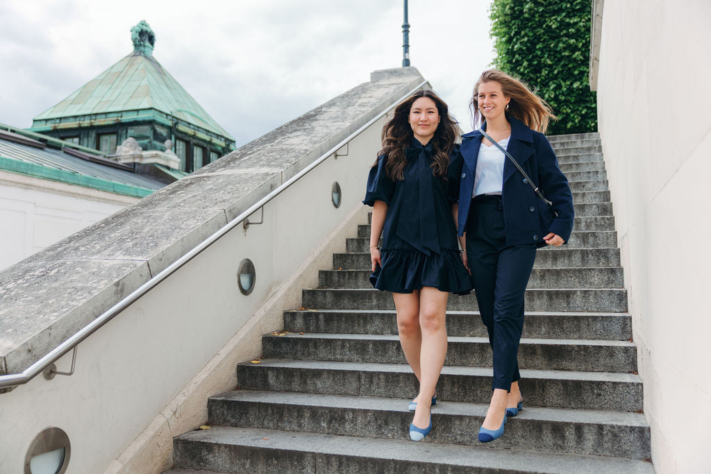 Navy Jeans Levis Slingback