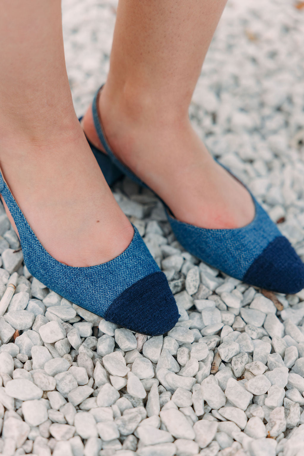 Navy Jeans Levis Slingback