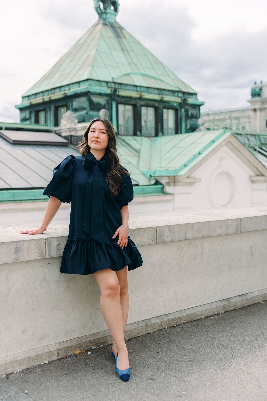 Navy Jeans Levis Slingback