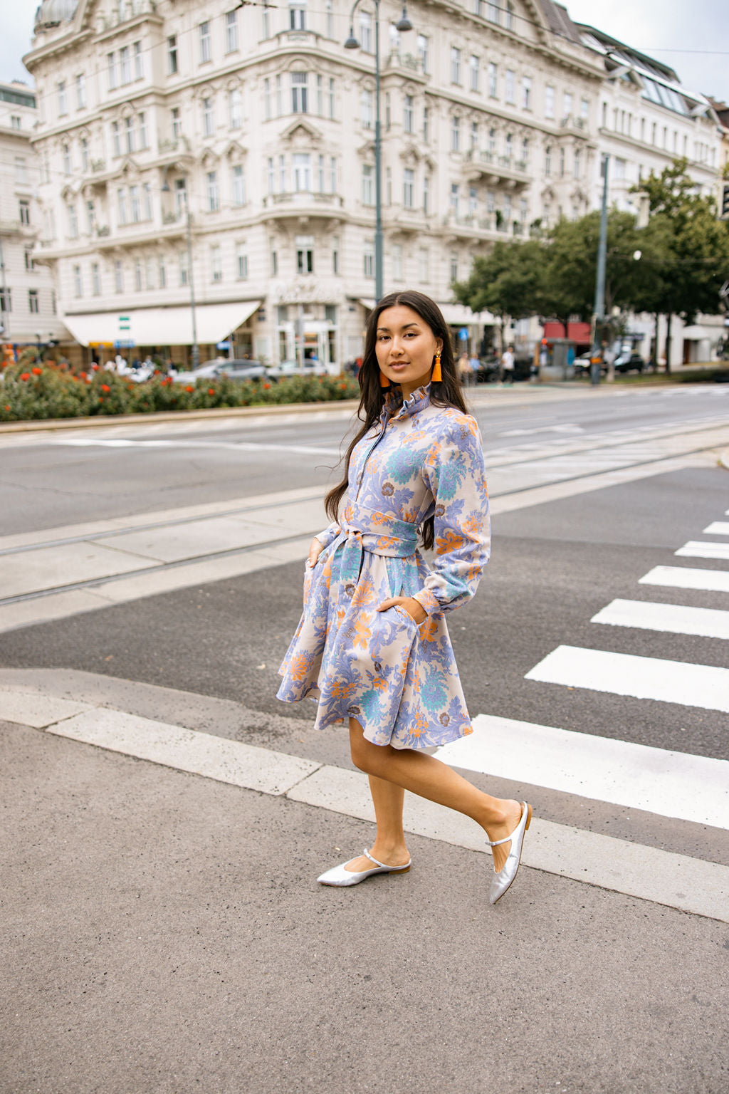 Berg Wash Argento Bow Mules