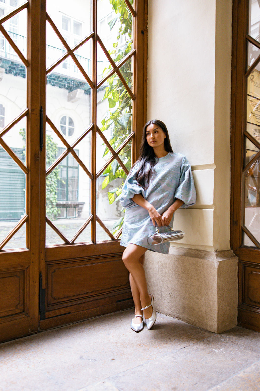 Berg Wash Argento Schleifen Mules