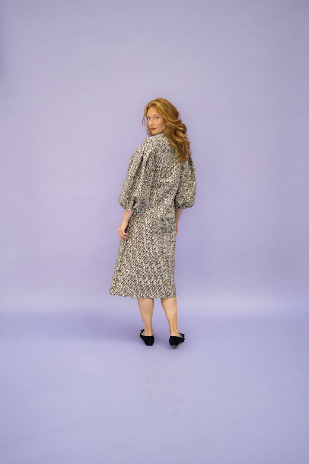 Nero-Nero Samt Schleifenloafer Pointy