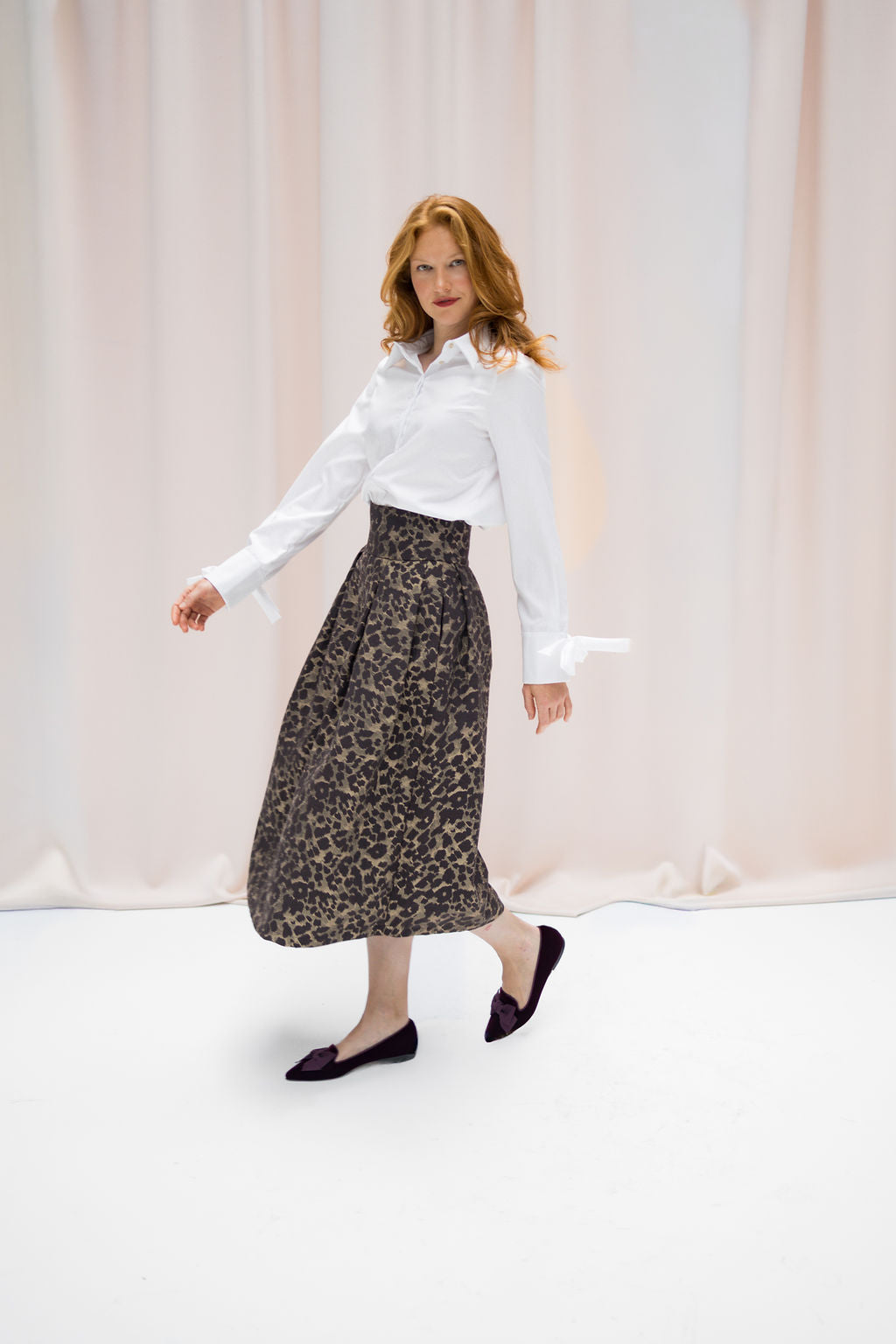 Bordeaux - Uva Samt Schleifenloafer Pointy