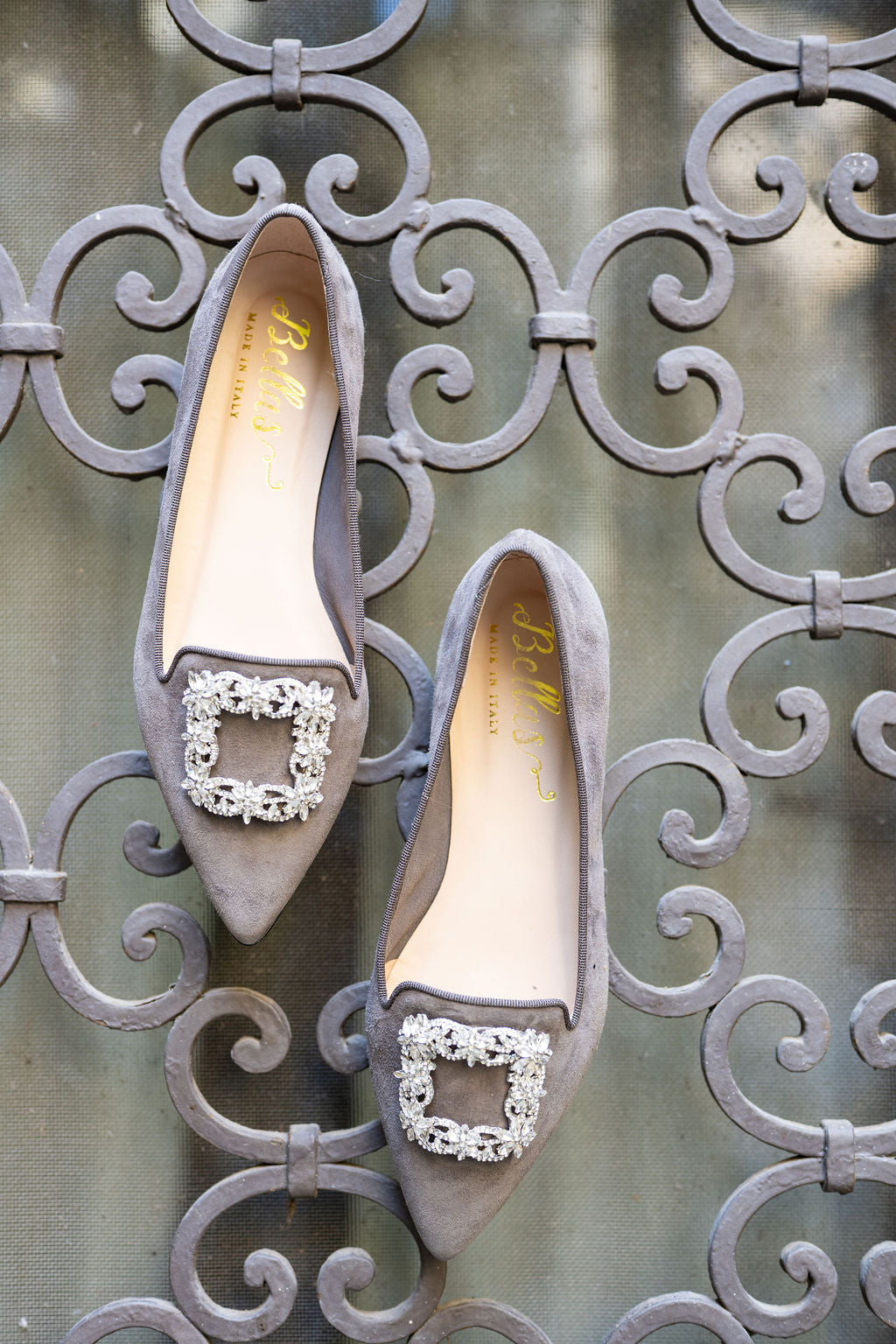 SHOOTINGSCHUH Psyke Glitter Buckle Pointy Loafer 41