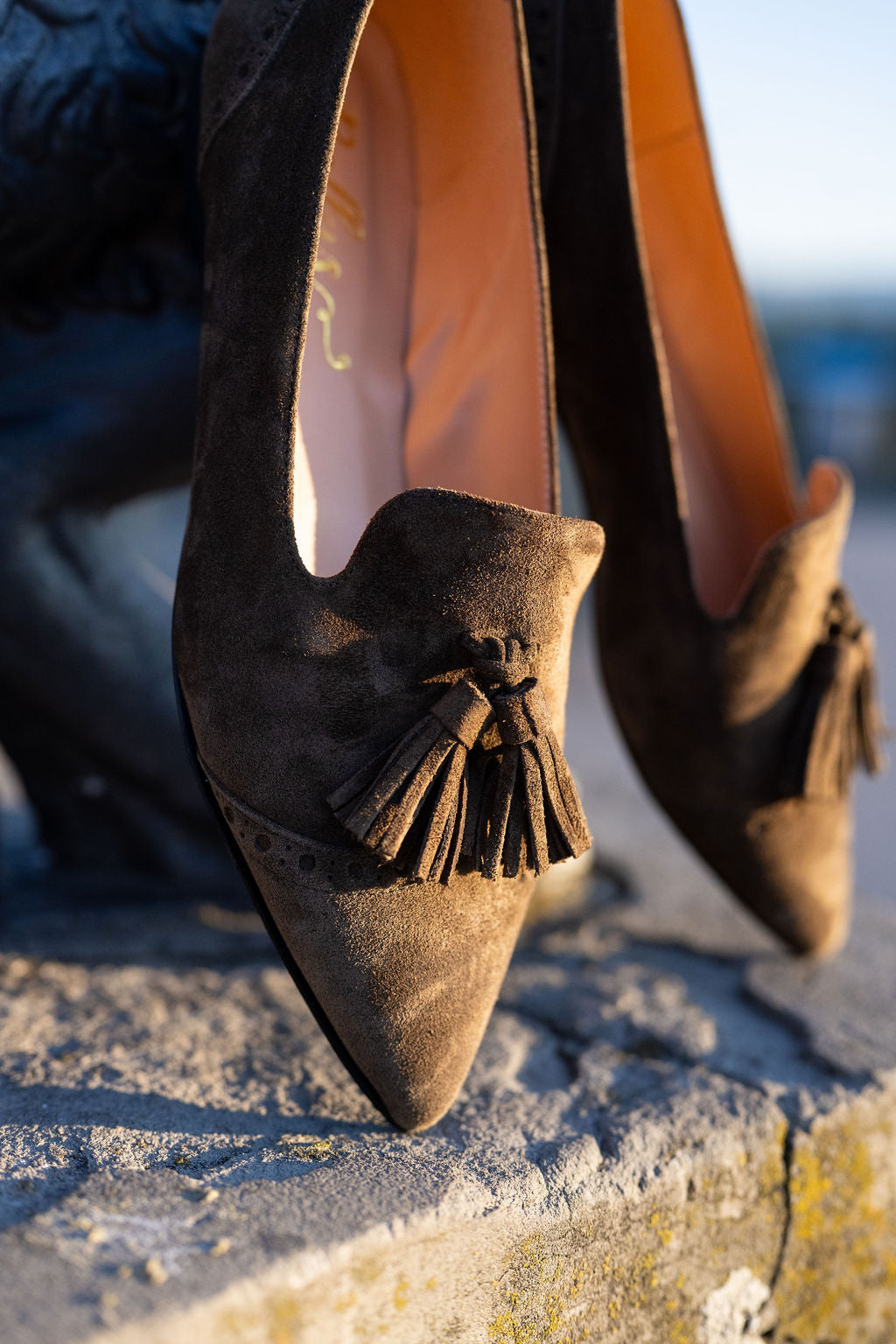 Oliva Budapester Tasselloafer Pointy