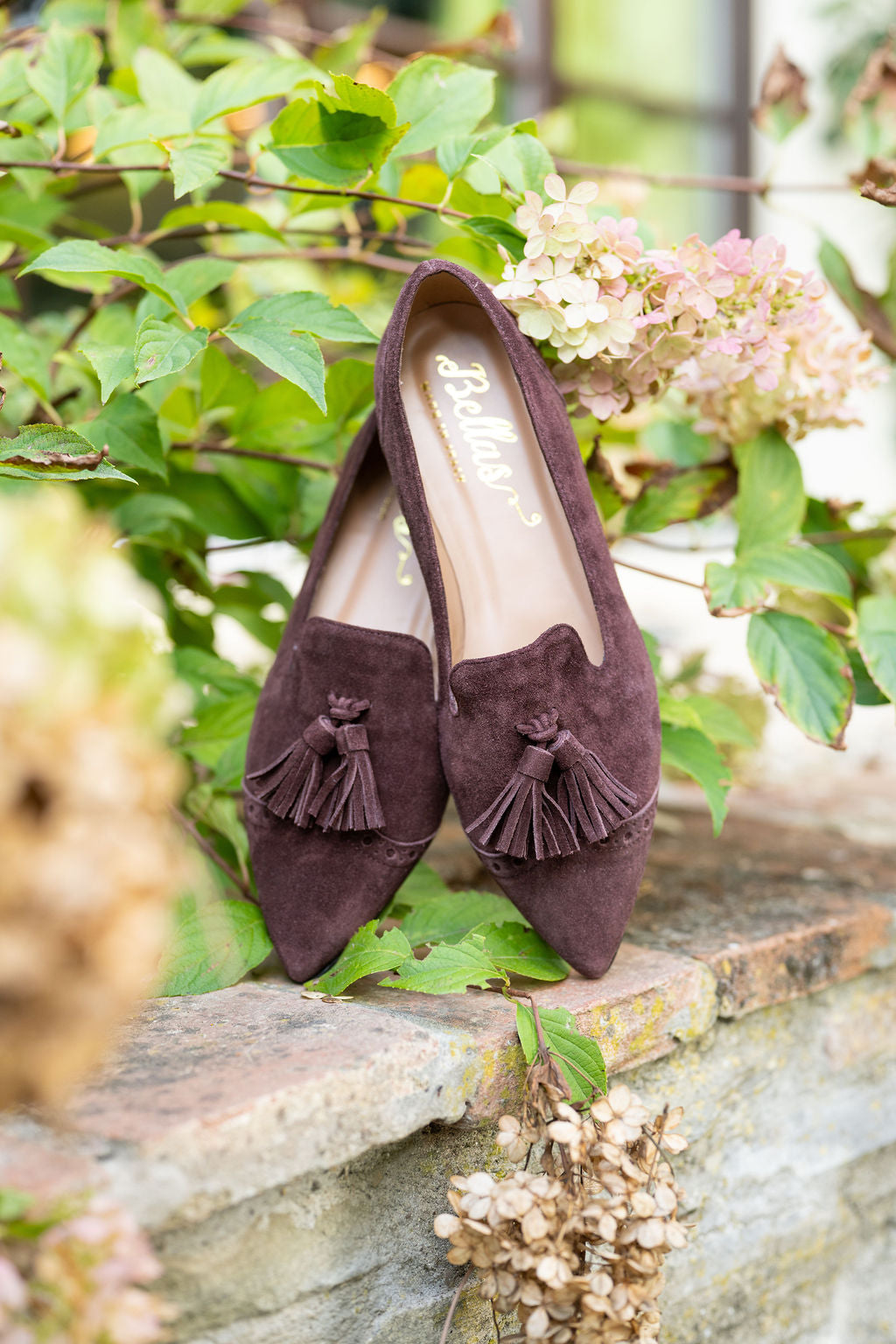 Bordeaux Budapester Tasselloafer Pointy