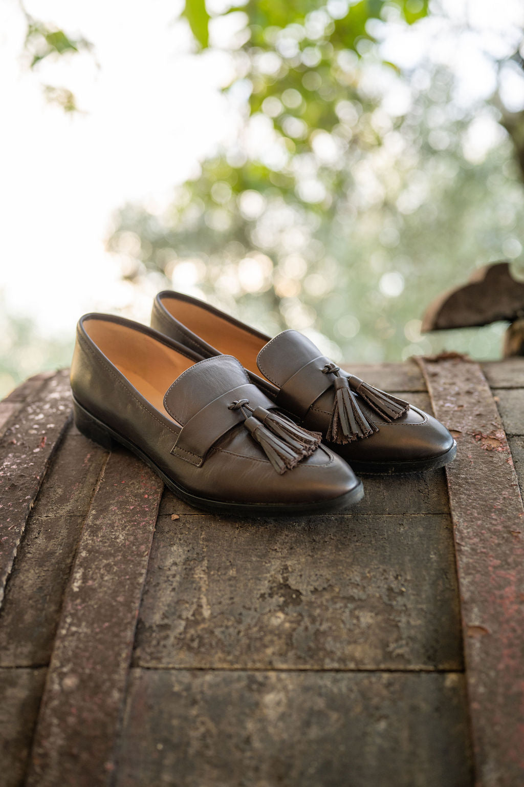 Ebano Deluxe Tasselloafer Pointy Glossy