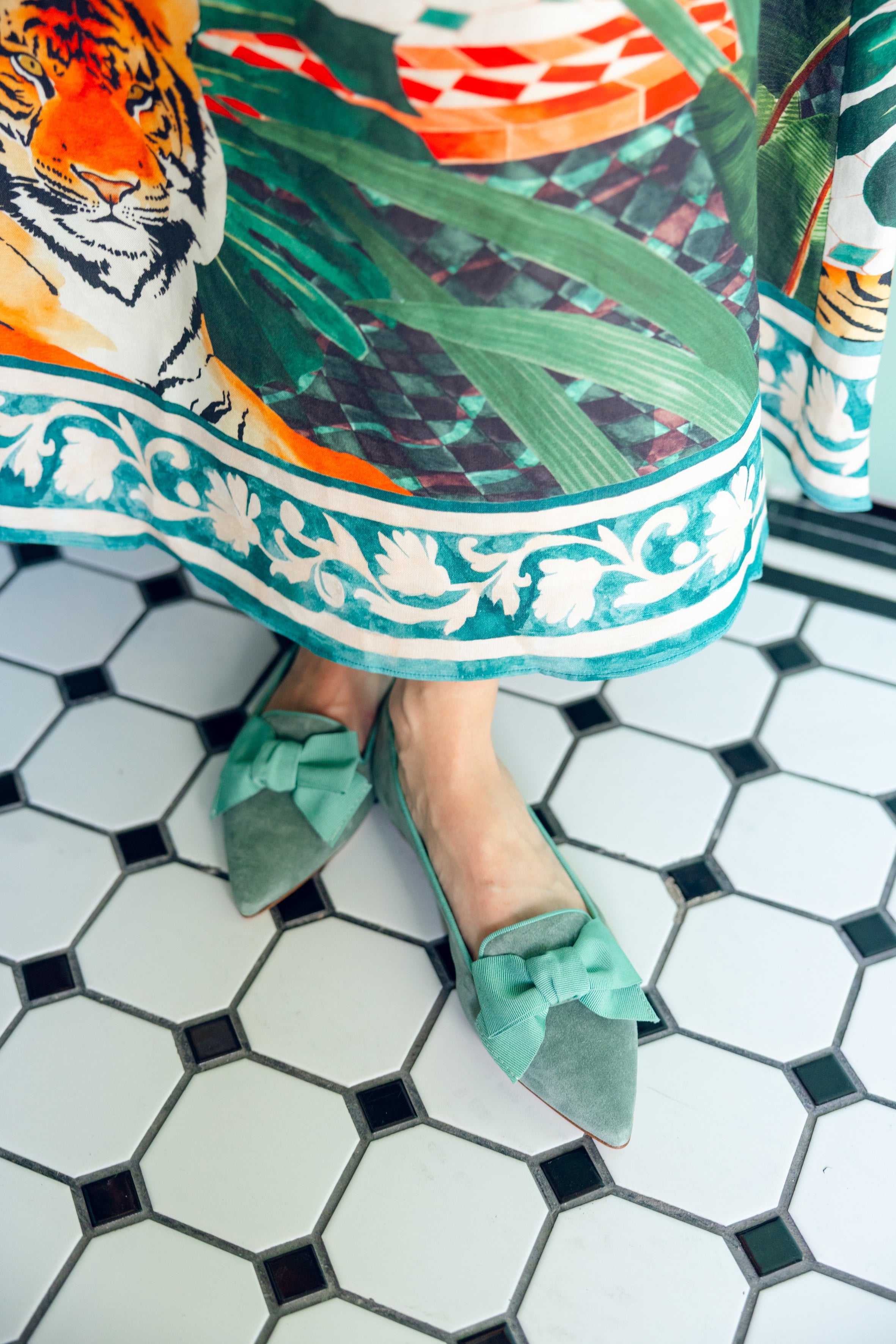 Militare-Giada Schleifenloafer Pointy