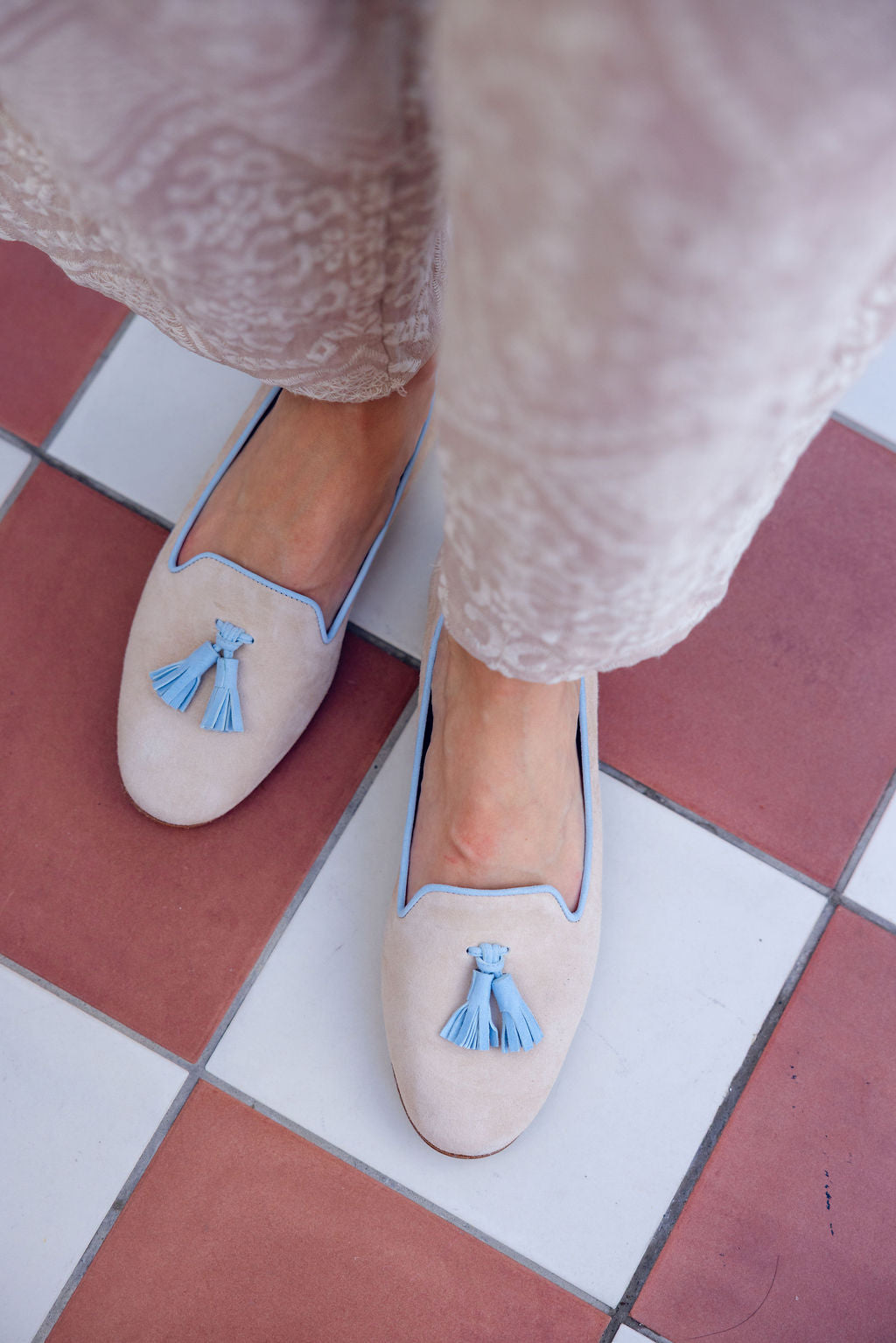 SHOOTINGSCHUH Fondotinta-Bablu Tasselloafer Klassik 41