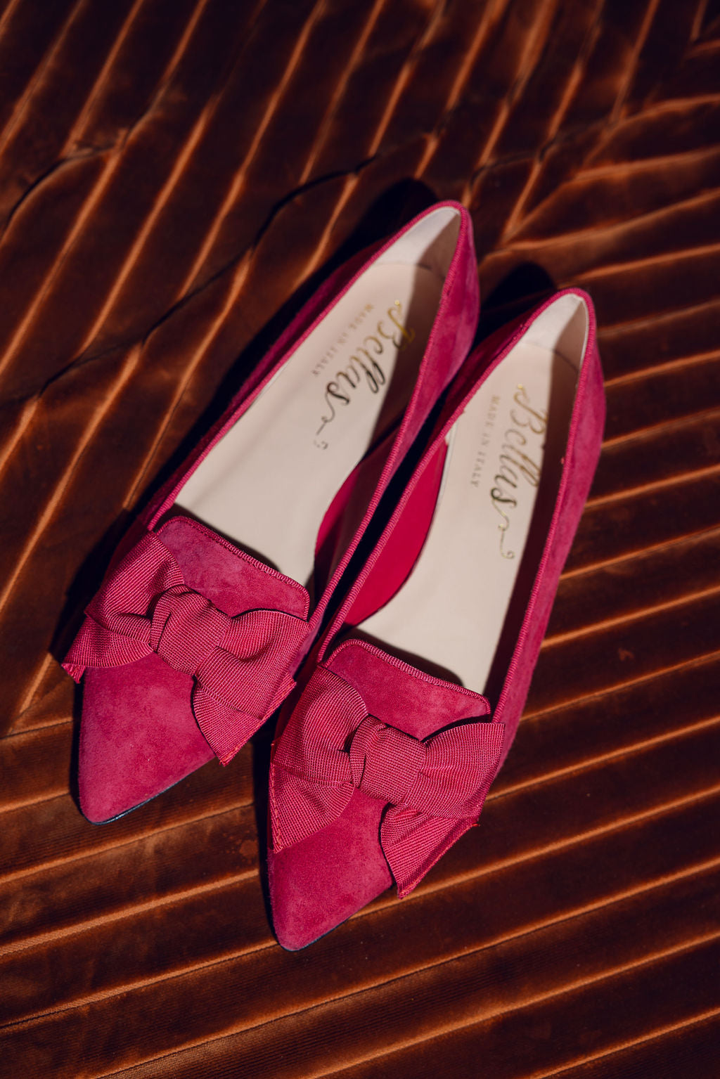 Rosewood-Barolo Schleifenloafer Pointy